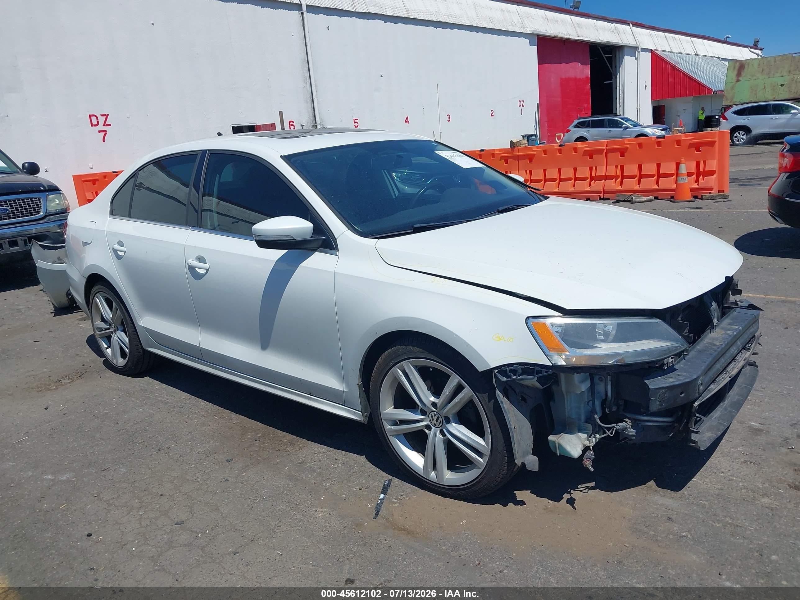 2015 Volkswagen Jetta 2.0l Tdi Sel White vin: 3VWLA7AJ2FM205669