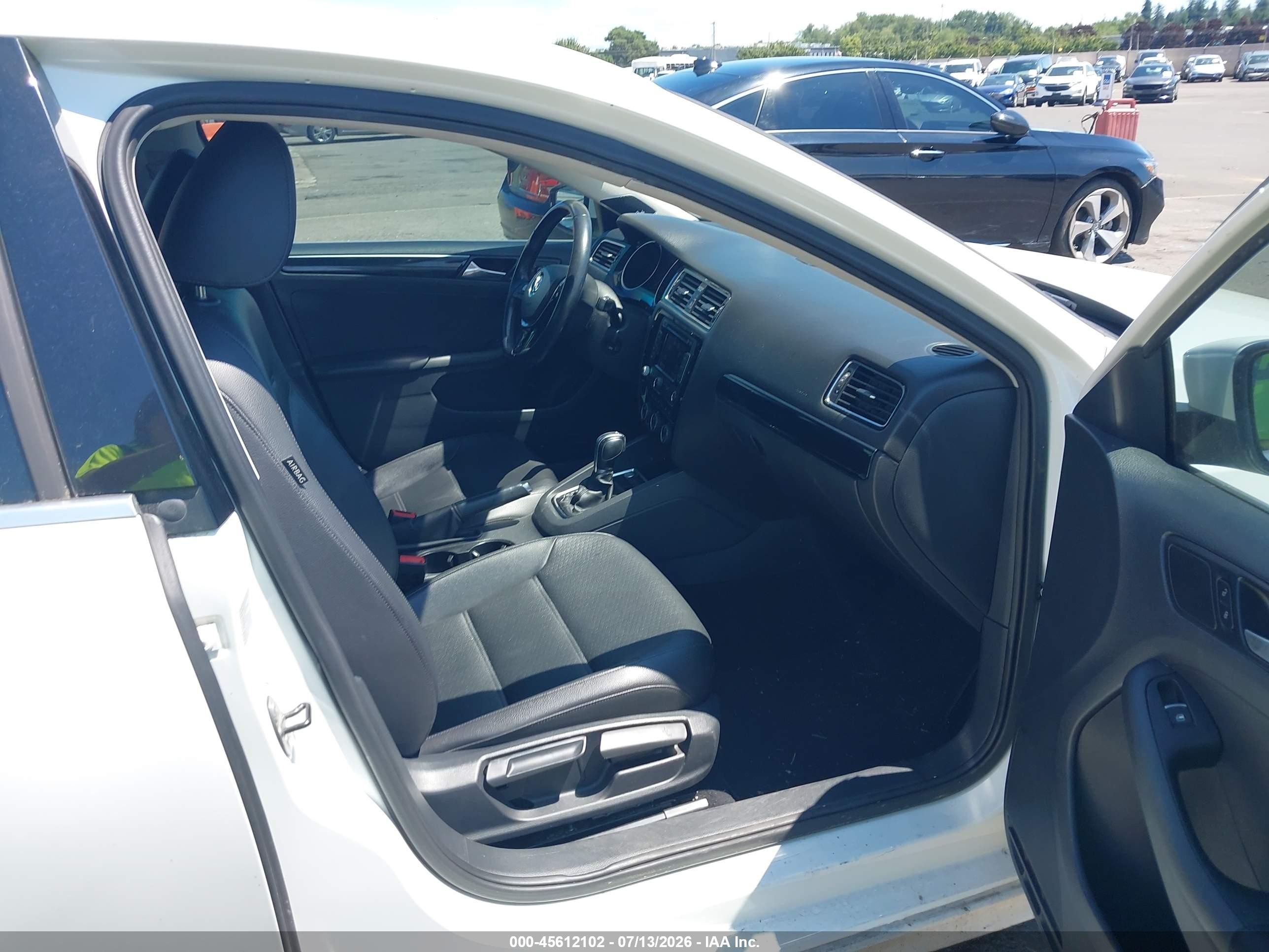 2015 Volkswagen Jetta 2.0l Tdi Sel White vin: 3VWLA7AJ2FM205669