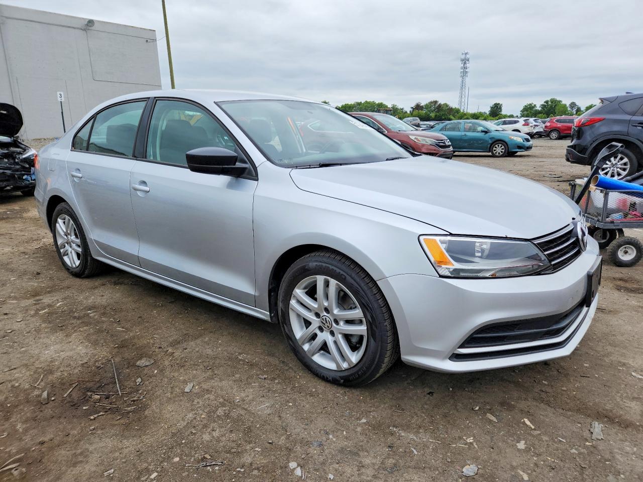 2015 Volkswagen Jetta Tdi Silver vin: 3VWLA7AJ2FM239143