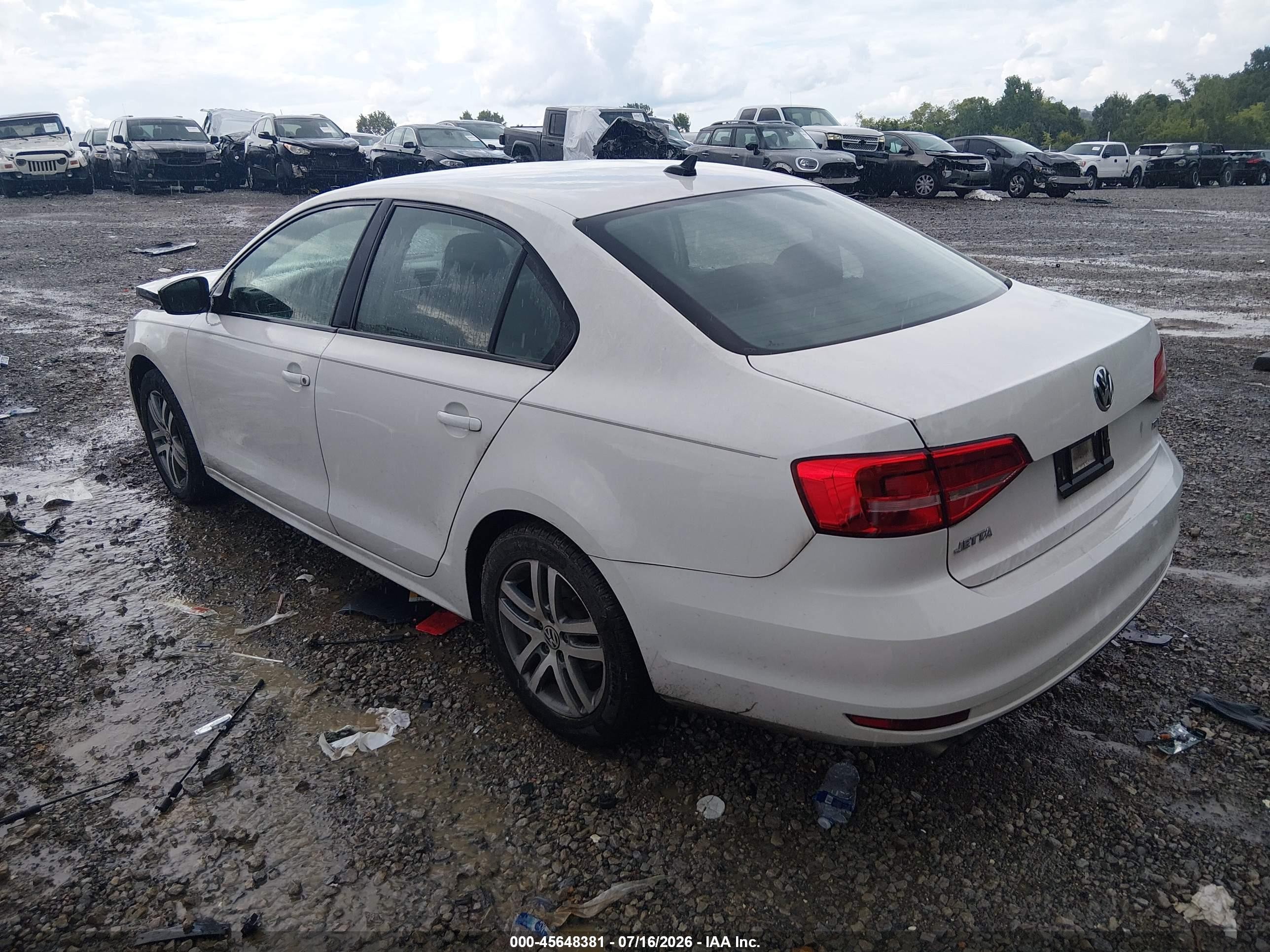 2015 Volkswagen Jetta 2.0l Tdi S White vin: 3VWLA7AJ2FM293848