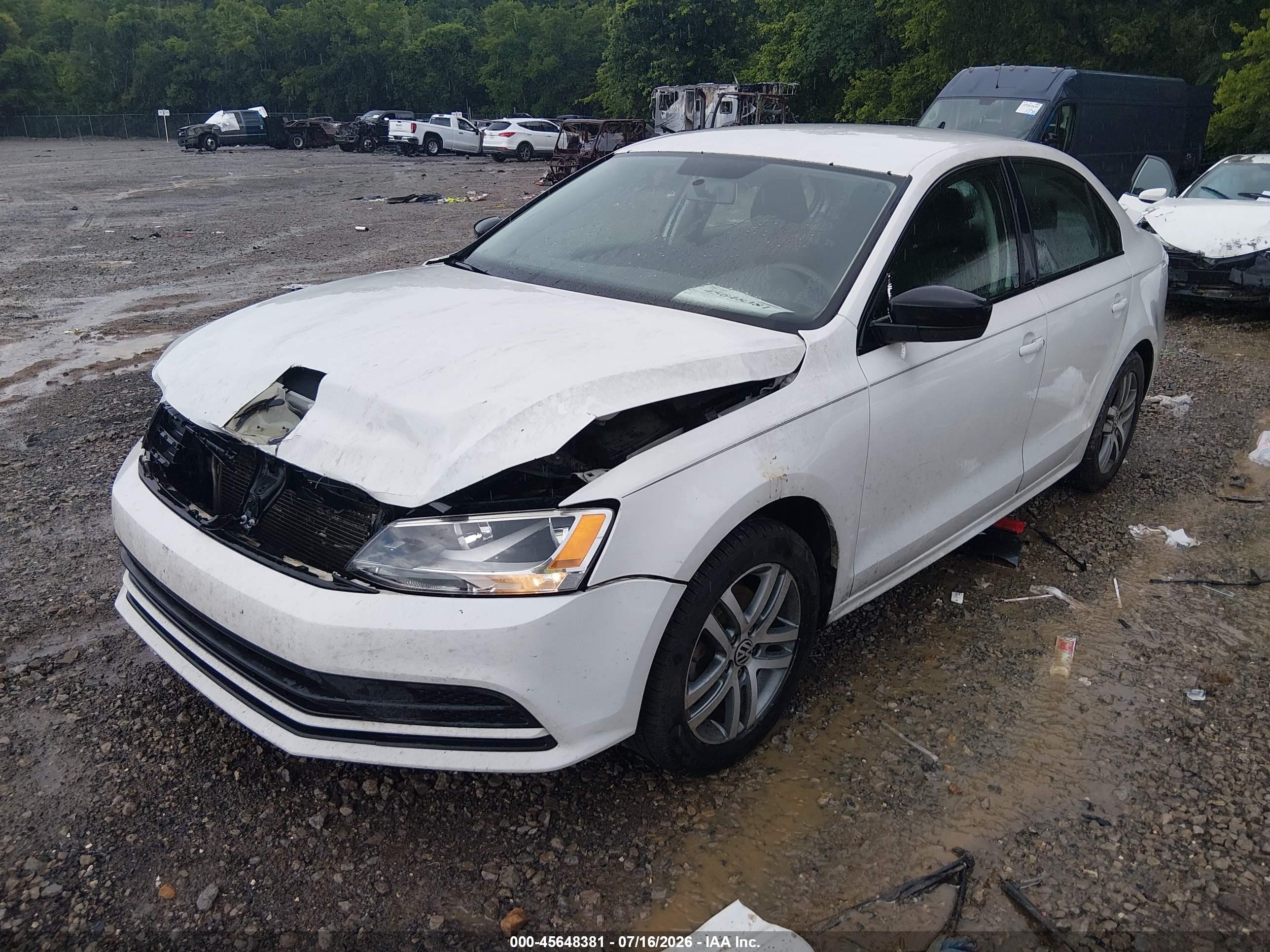 2015 Volkswagen Jetta 2.0l Tdi S White vin: 3VWLA7AJ2FM293848
