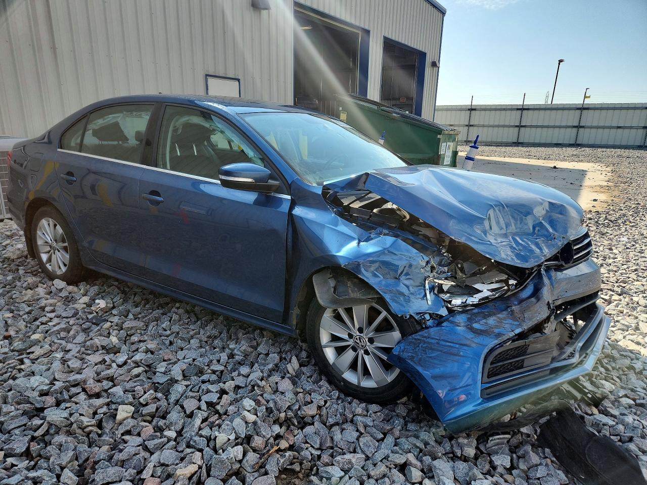 2015 Volkswagen Jetta Tdi Blue vin: 3VWLA7AJ2FM305707