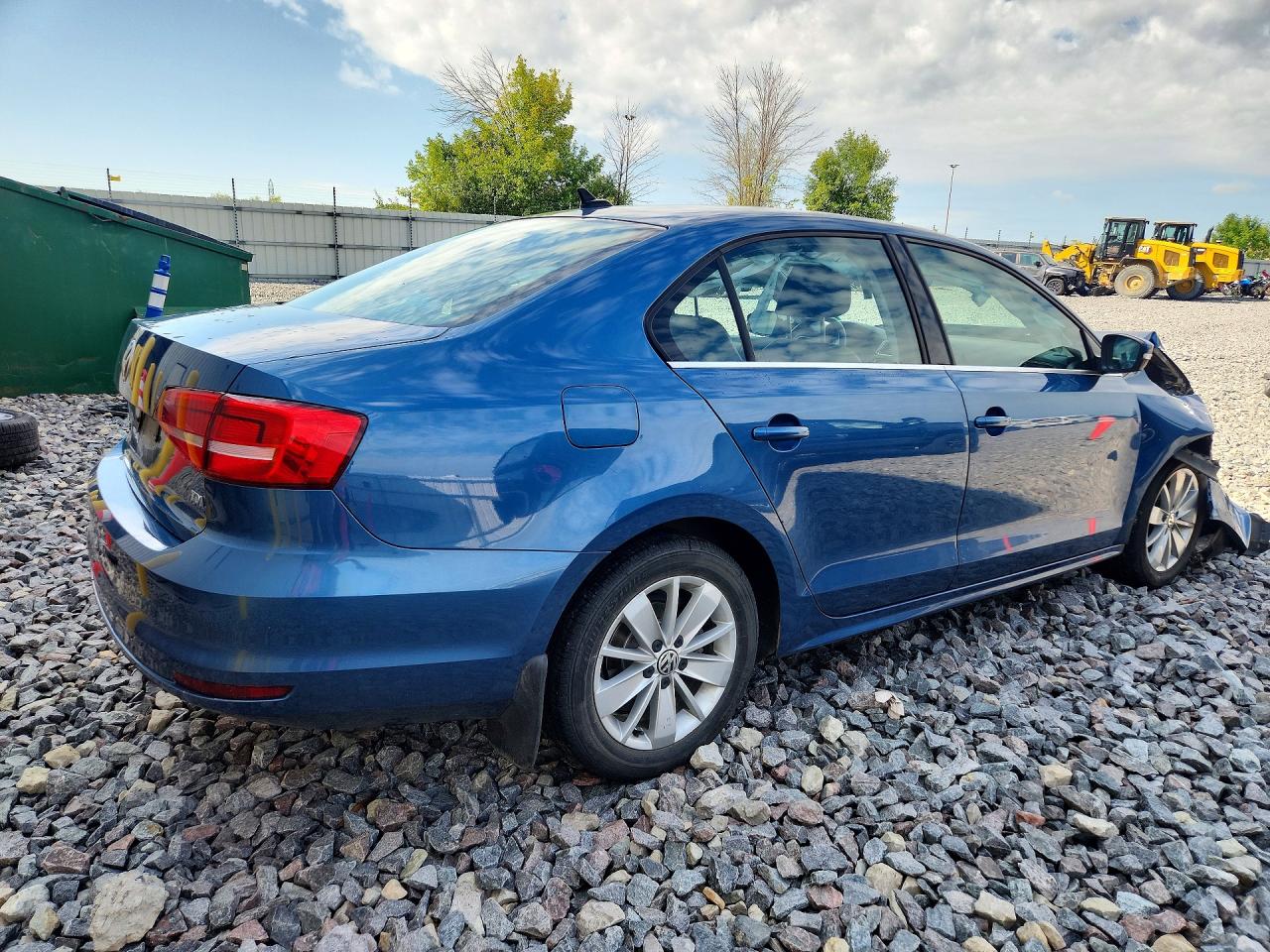 2015 Volkswagen Jetta Tdi Blue vin: 3VWLA7AJ2FM305707