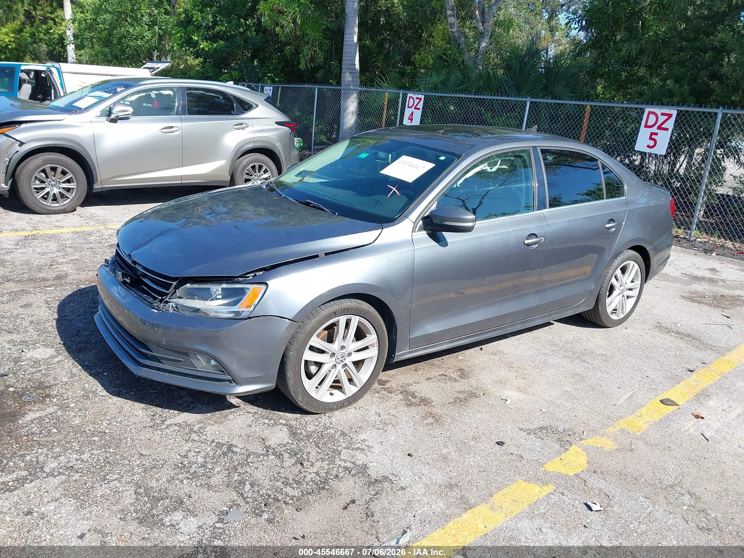 2015 Volkswagen Jetta 2.0l Tdi Sel Gray vin: 3VWLA7AJ3FM240219