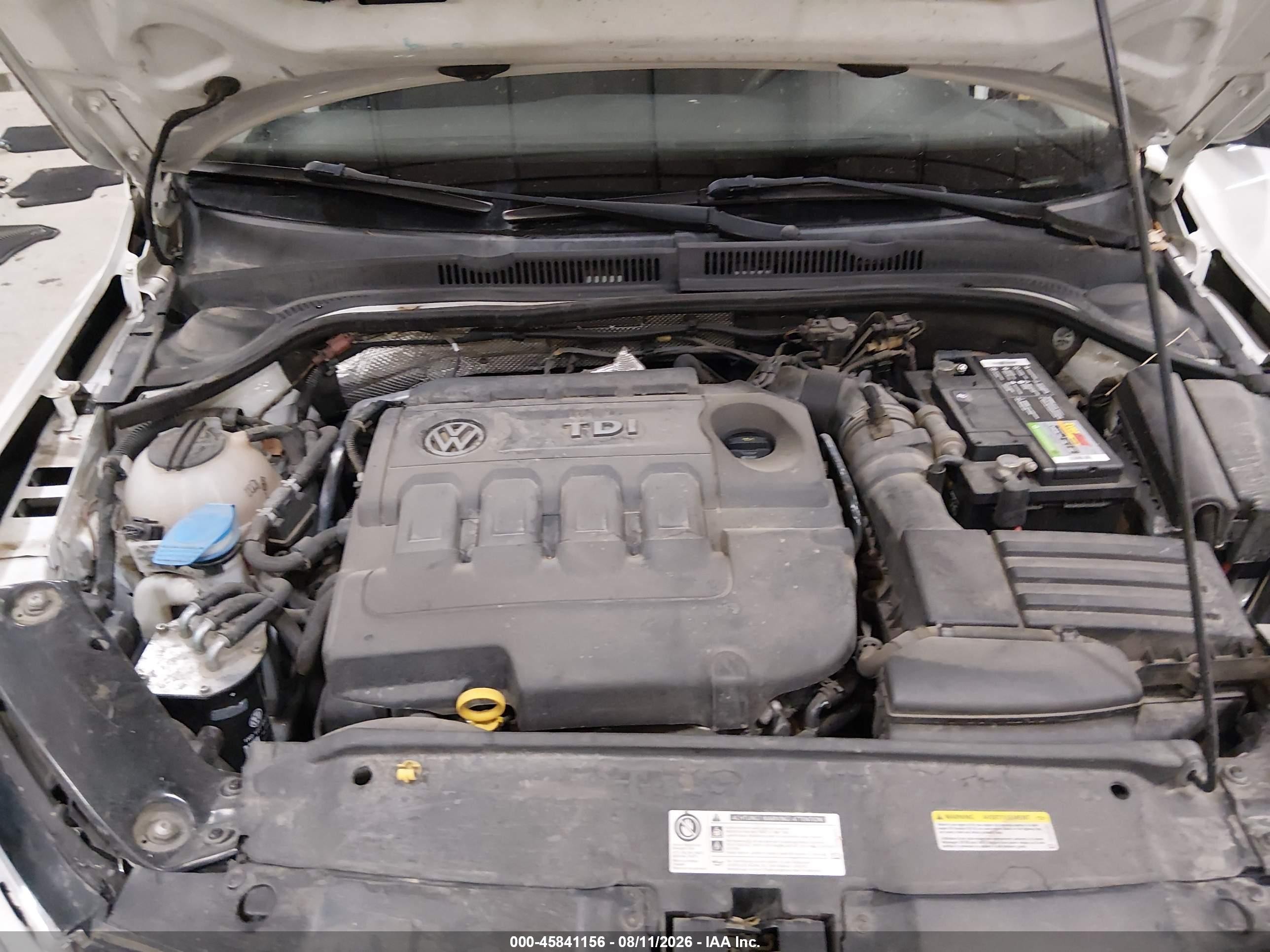 2015 Volkswagen Jetta 2.0l Tdi S White vin: 3VWLA7AJ3FM329353