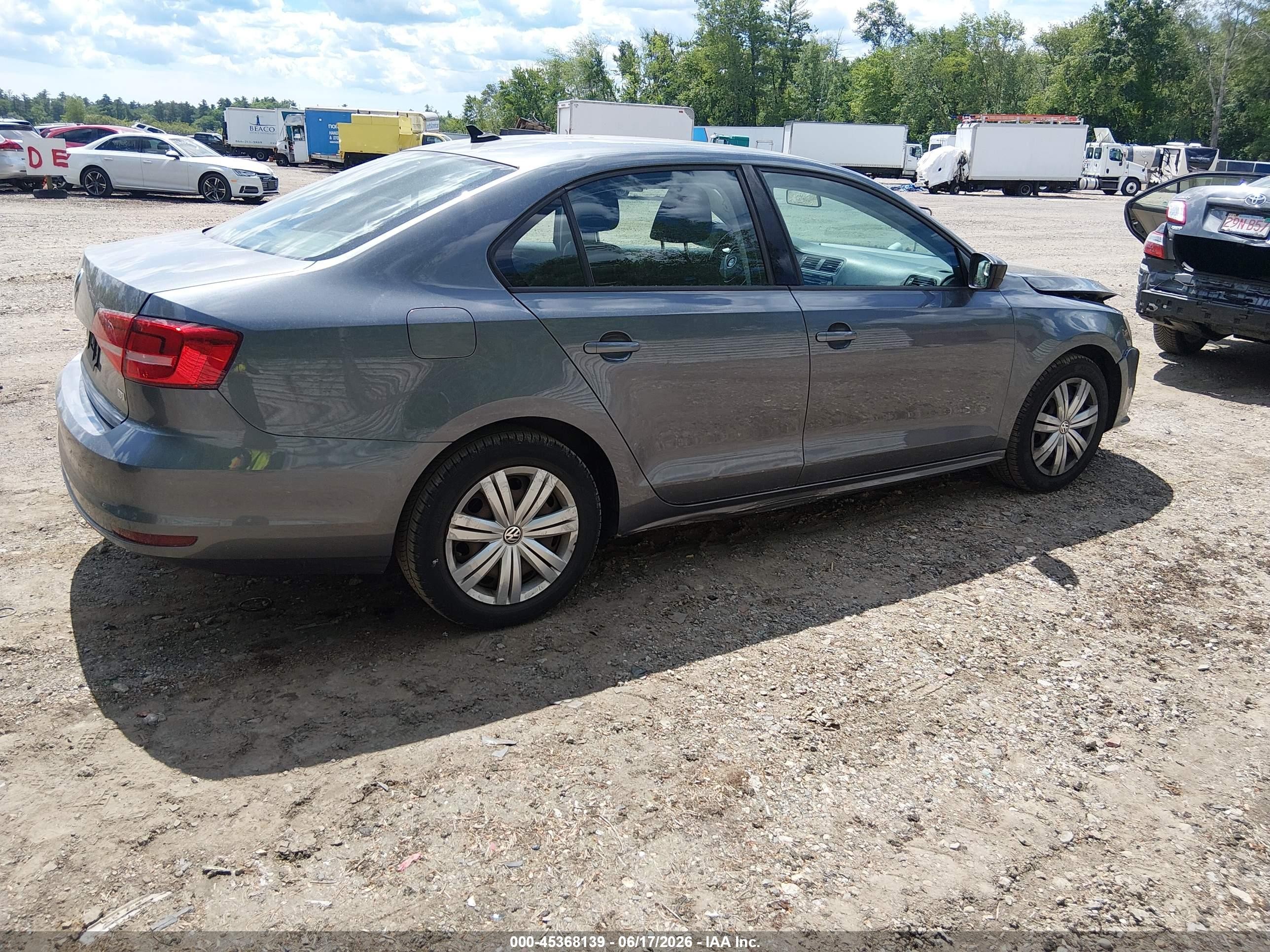 2015 Volkswagen Jetta 2.0l Tdi S Серый vin: 3VWLA7AJ3FM418646