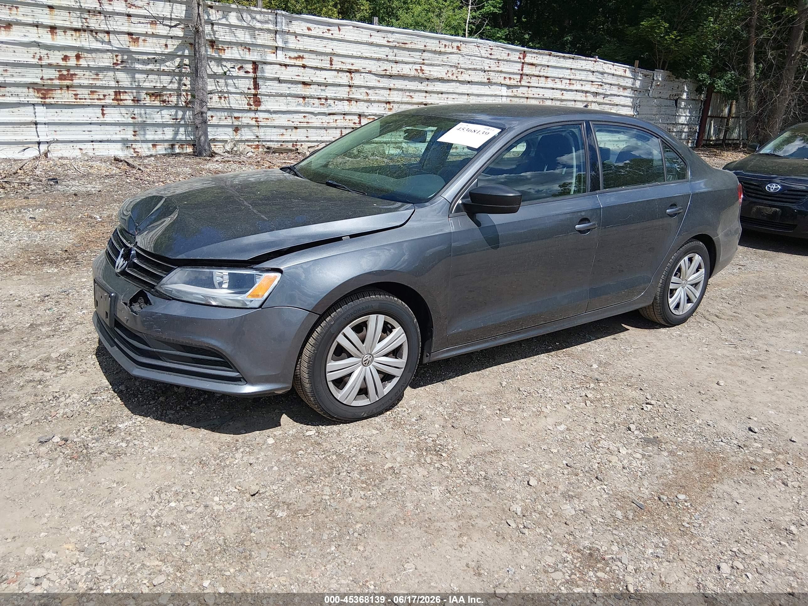 2015 Volkswagen Jetta 2.0l Tdi S Серый vin: 3VWLA7AJ3FM418646