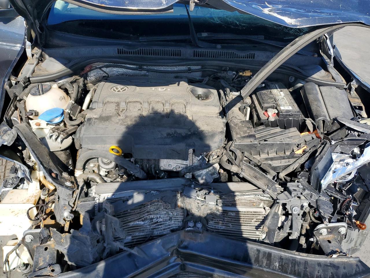 2015 Volkswagen Jetta Tdi Gray vin: 3VWLA7AJ4FM406473