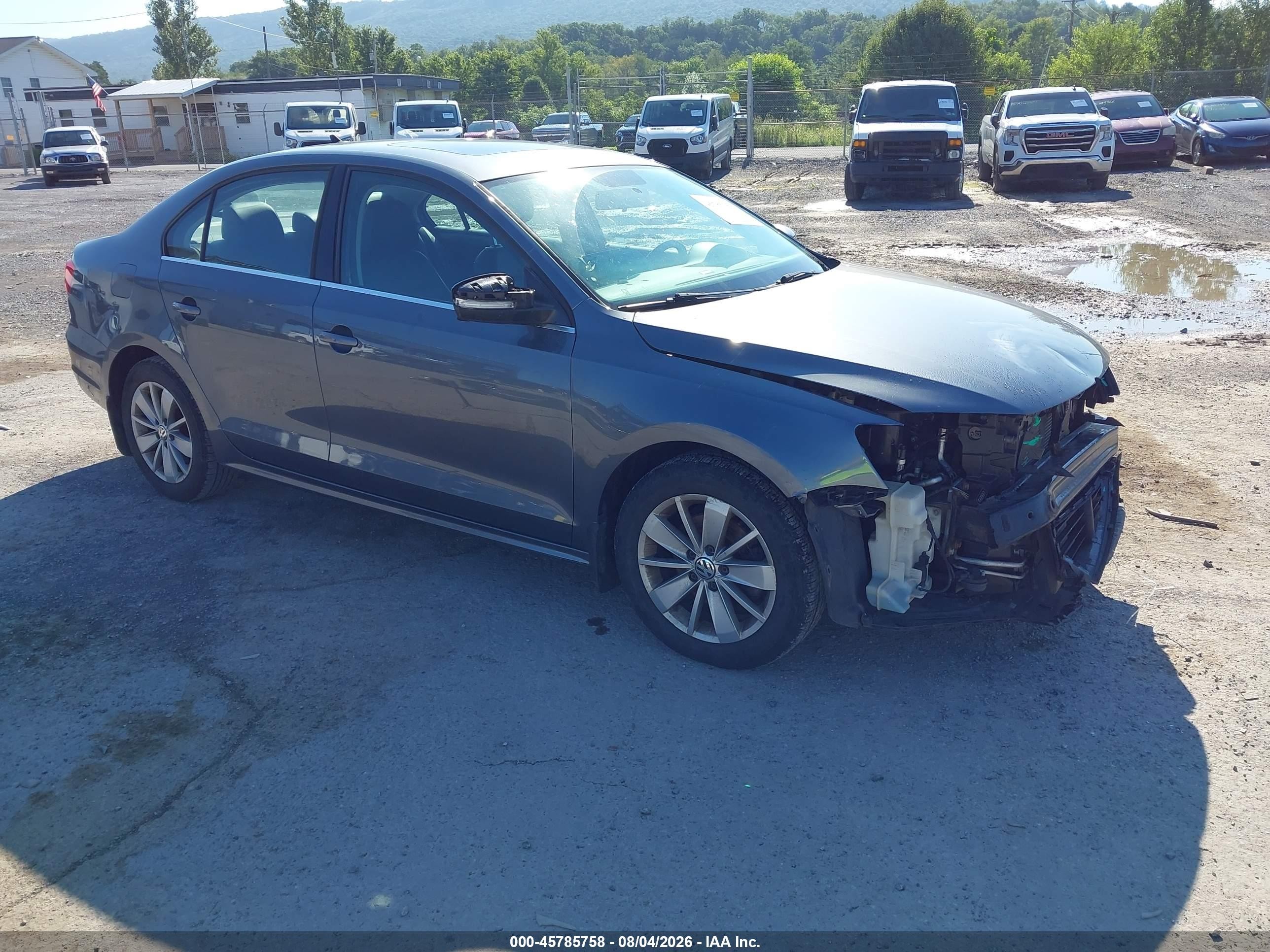 2015 Volkswagen Jetta 2.0l Tdi Se Gray vin: 3VWLA7AJ5FM292449