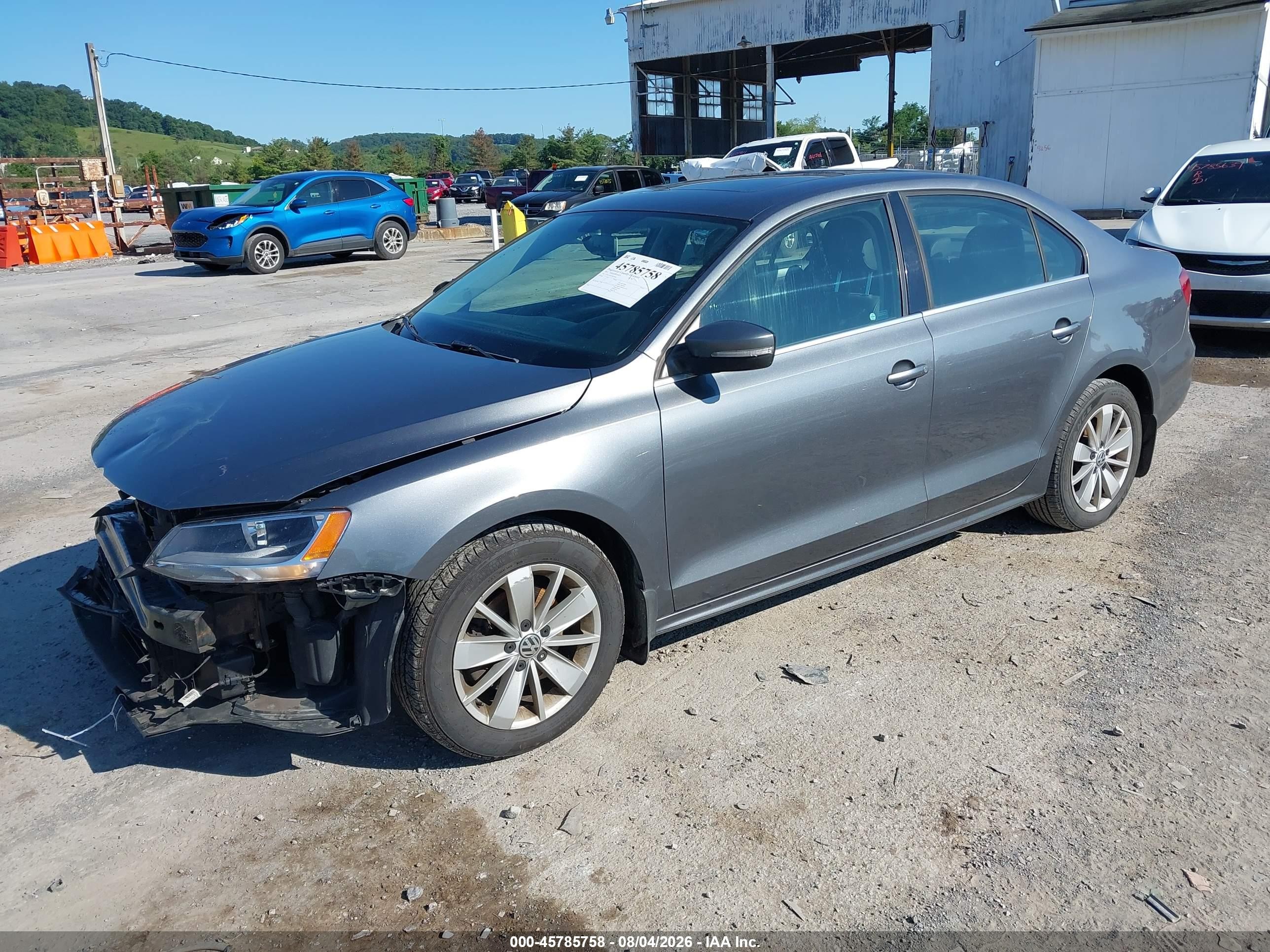 2015 Volkswagen Jetta 2.0l Tdi Se Серый vin: 3VWLA7AJ5FM292449