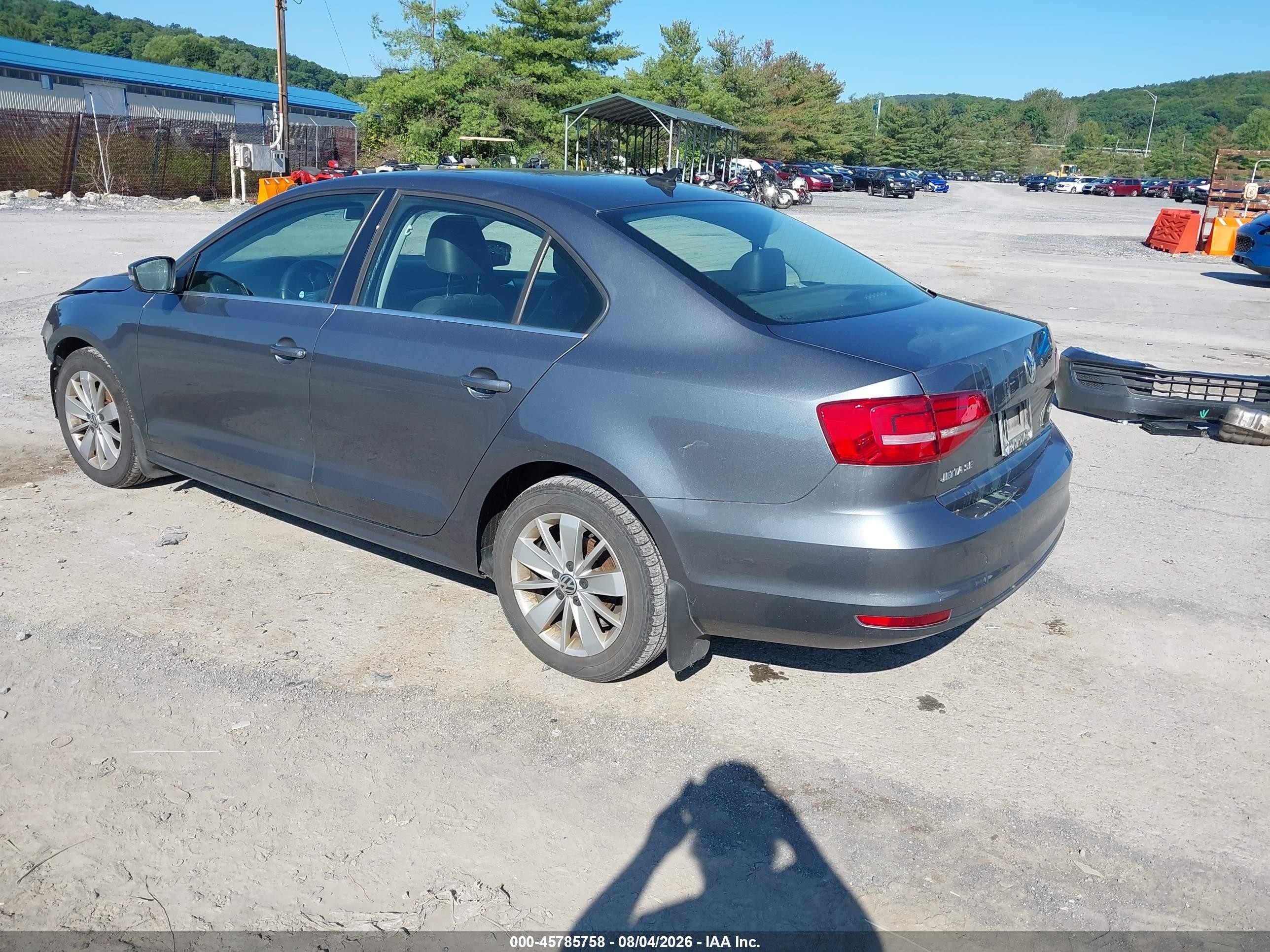 2015 Volkswagen Jetta 2.0l Tdi Se Серый vin: 3VWLA7AJ5FM292449