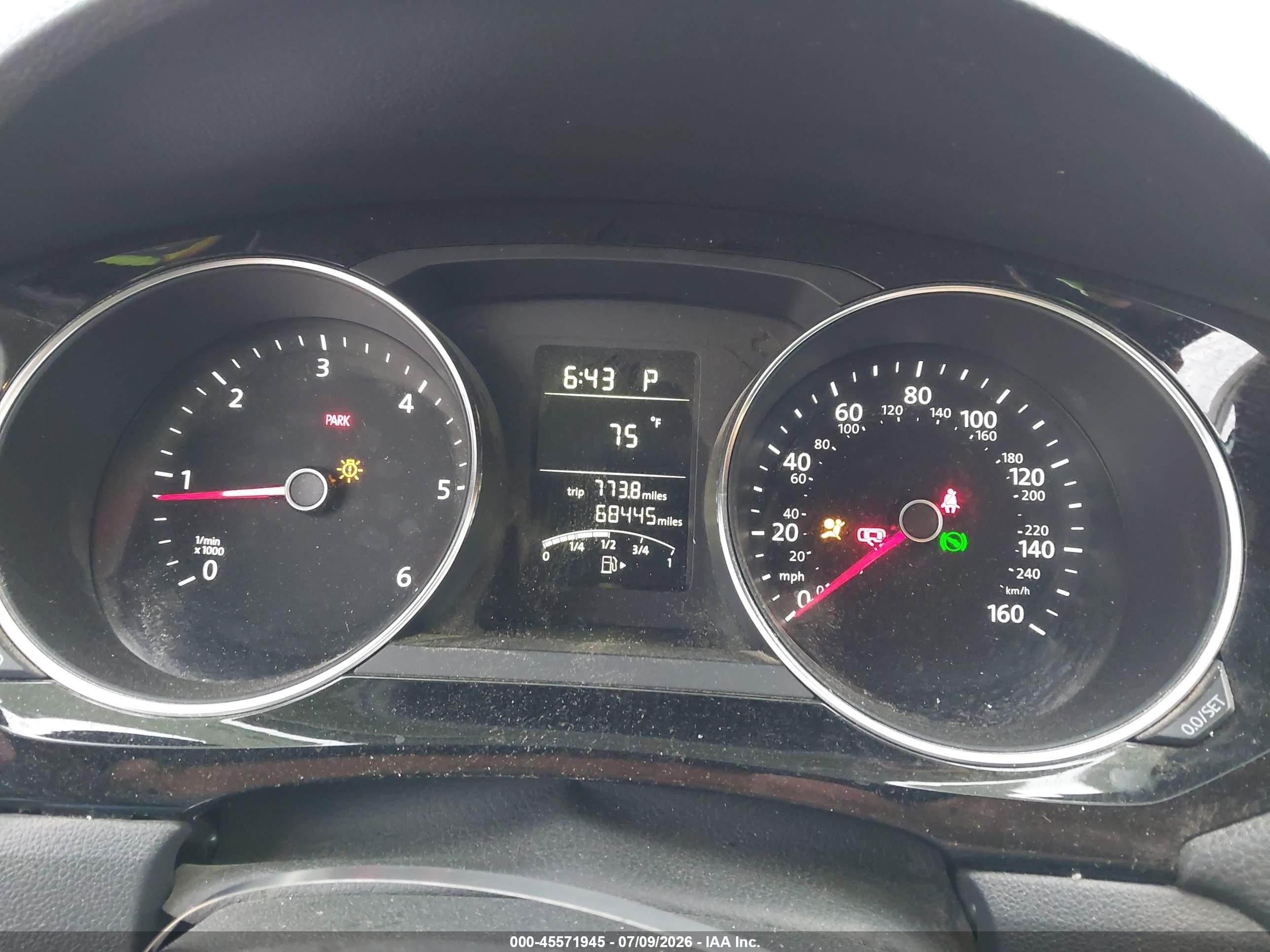 2015 Volkswagen Jetta 2.0l Tdi Se Gray vin: 3VWLA7AJ5FM320573