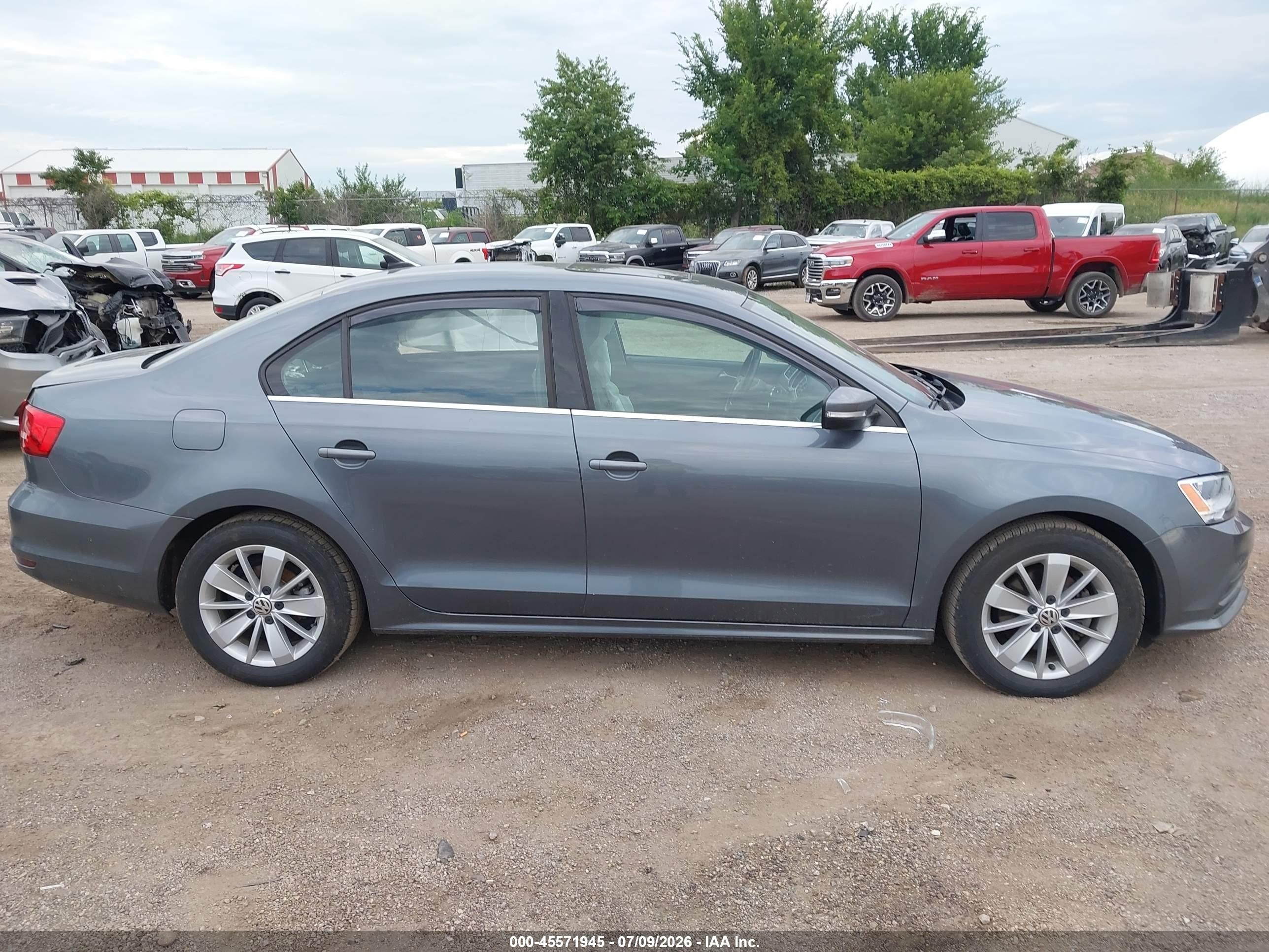 2015 Volkswagen Jetta 2.0l Tdi Se Gray vin: 3VWLA7AJ5FM320573