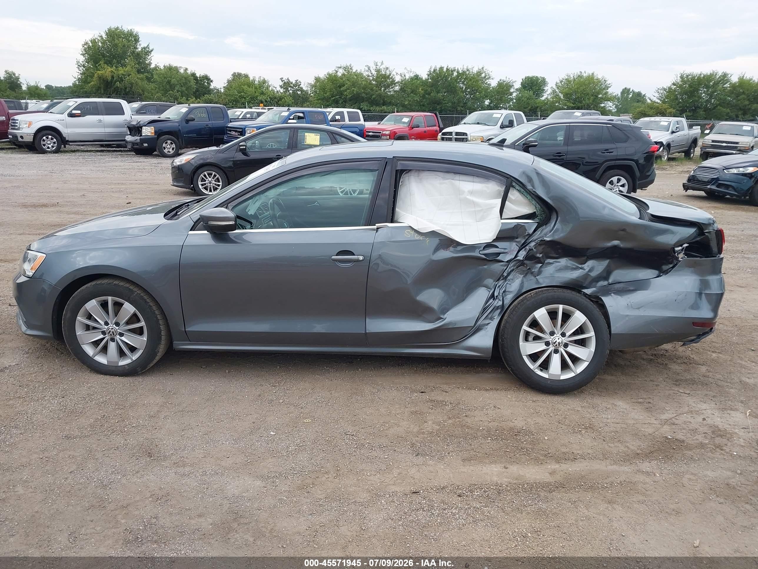 2015 Volkswagen Jetta 2.0l Tdi Se Gray vin: 3VWLA7AJ5FM320573