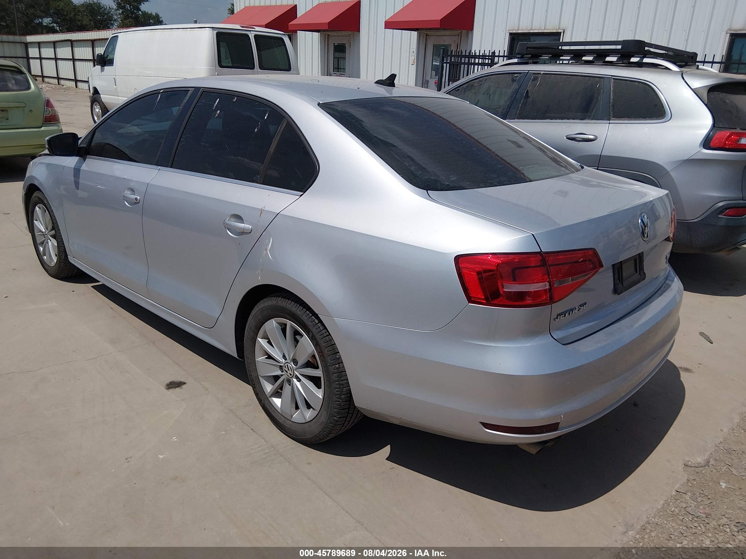 2015 Volkswagen Jetta 2.0l Tdi Se Silver vin: 3VWLA7AJ5FM324686