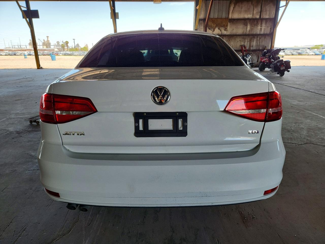 2015 Volkswagen Jetta Tdi White vin: 3VWLA7AJ7FM301782