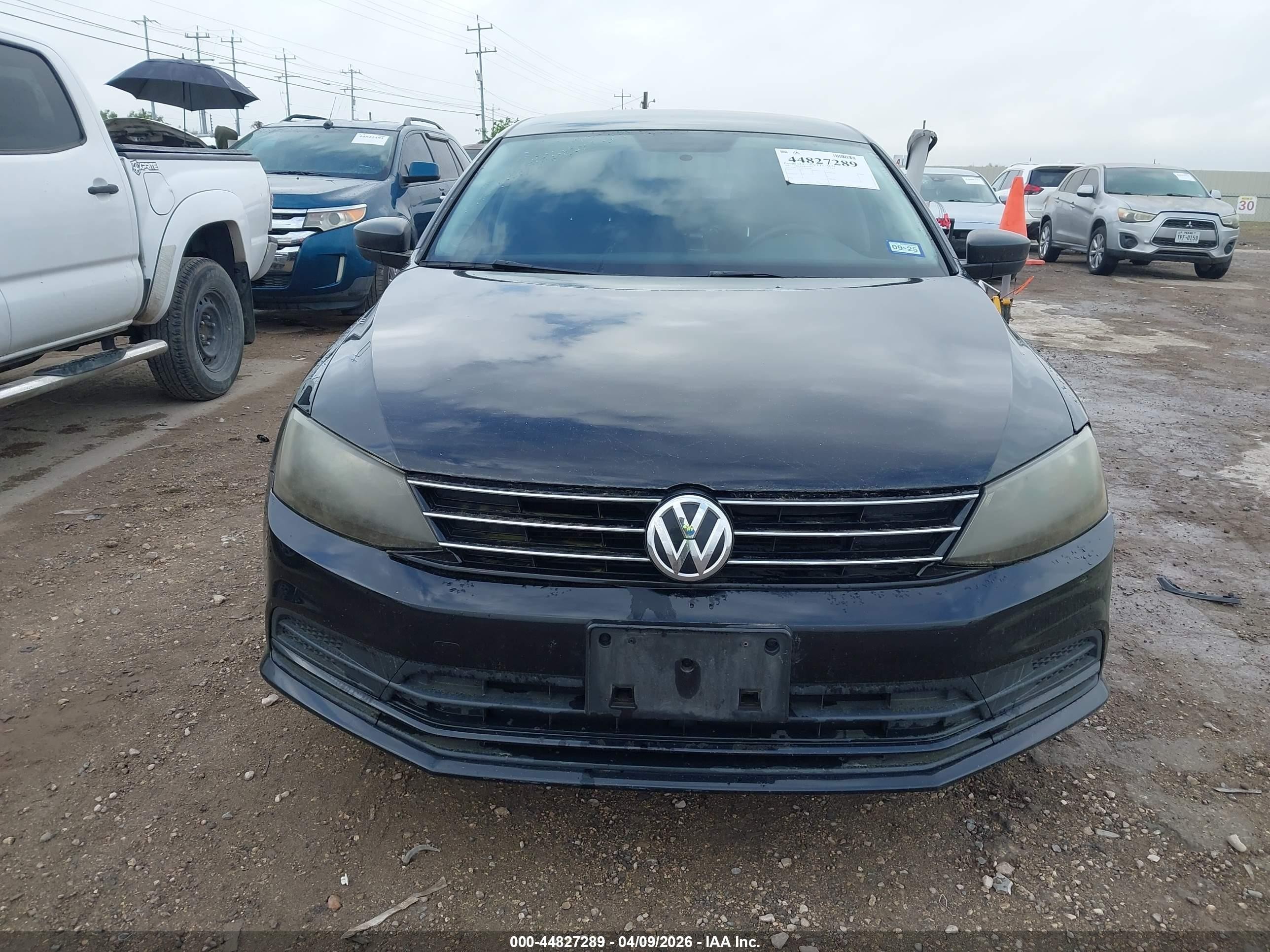 2015 Volkswagen Jetta 2.0l Tdi S Black vin: 3VWLA7AJ8FM341188