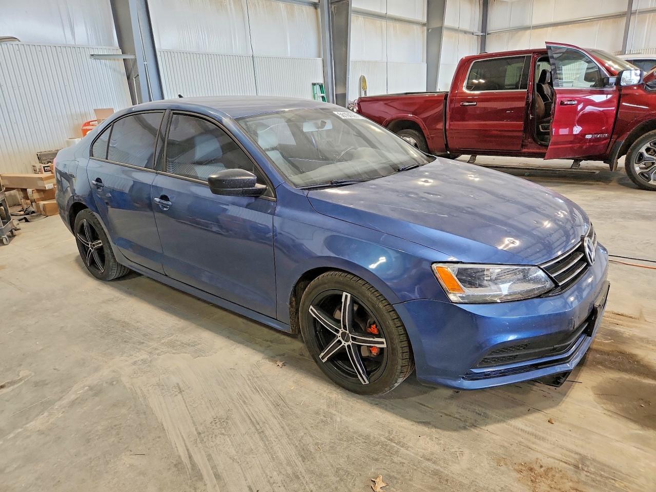 2015 Volkswagen Jetta Tdi Синий vin: 3VWLA7AJ8FM210486
