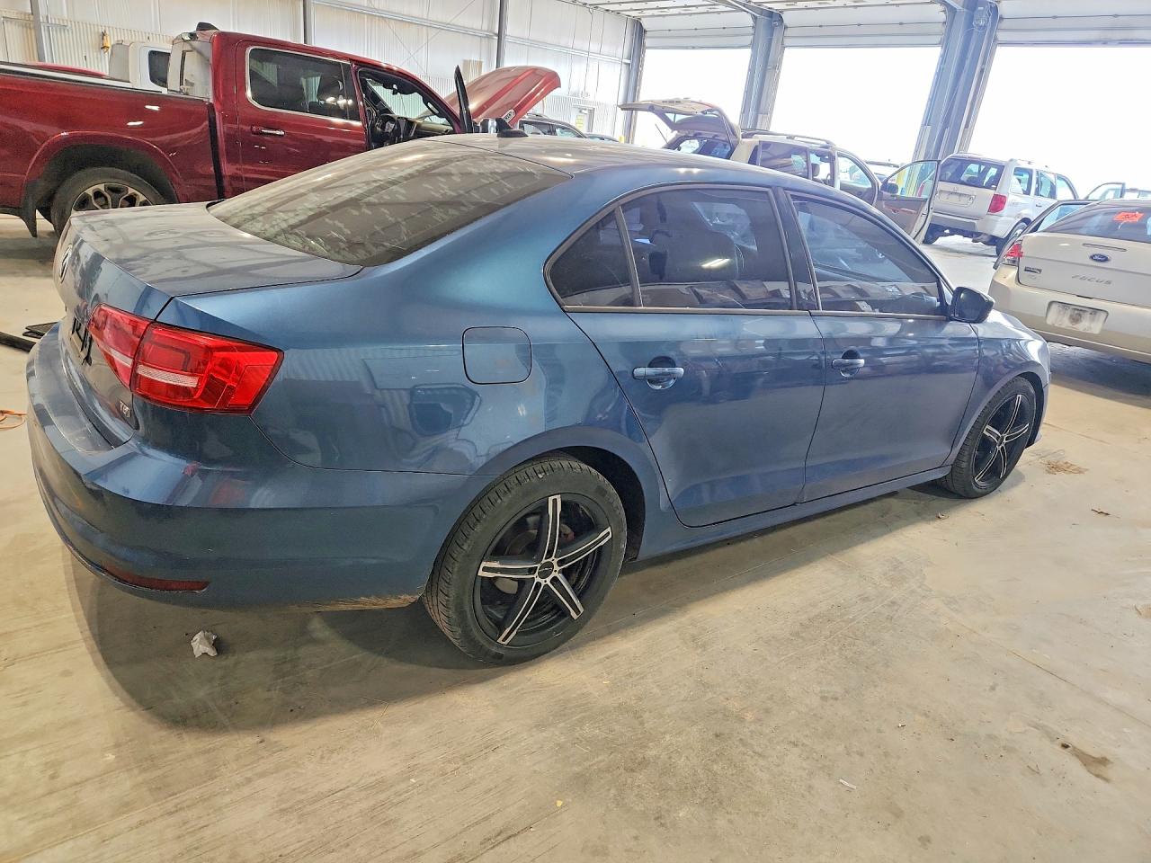 2015 Volkswagen Jetta Tdi Синий vin: 3VWLA7AJ8FM210486