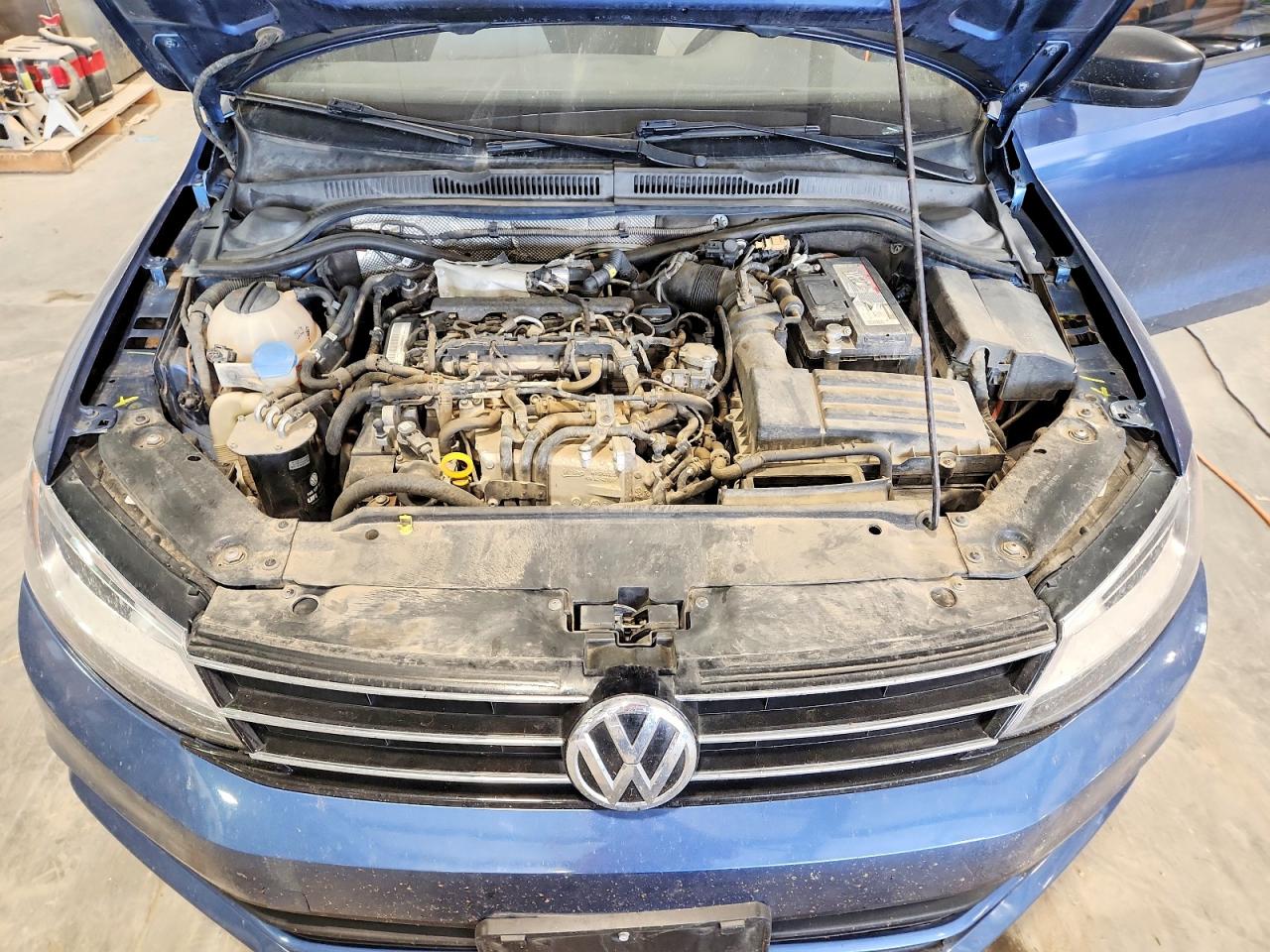 2015 Volkswagen Jetta Tdi Синий vin: 3VWLA7AJ8FM210486