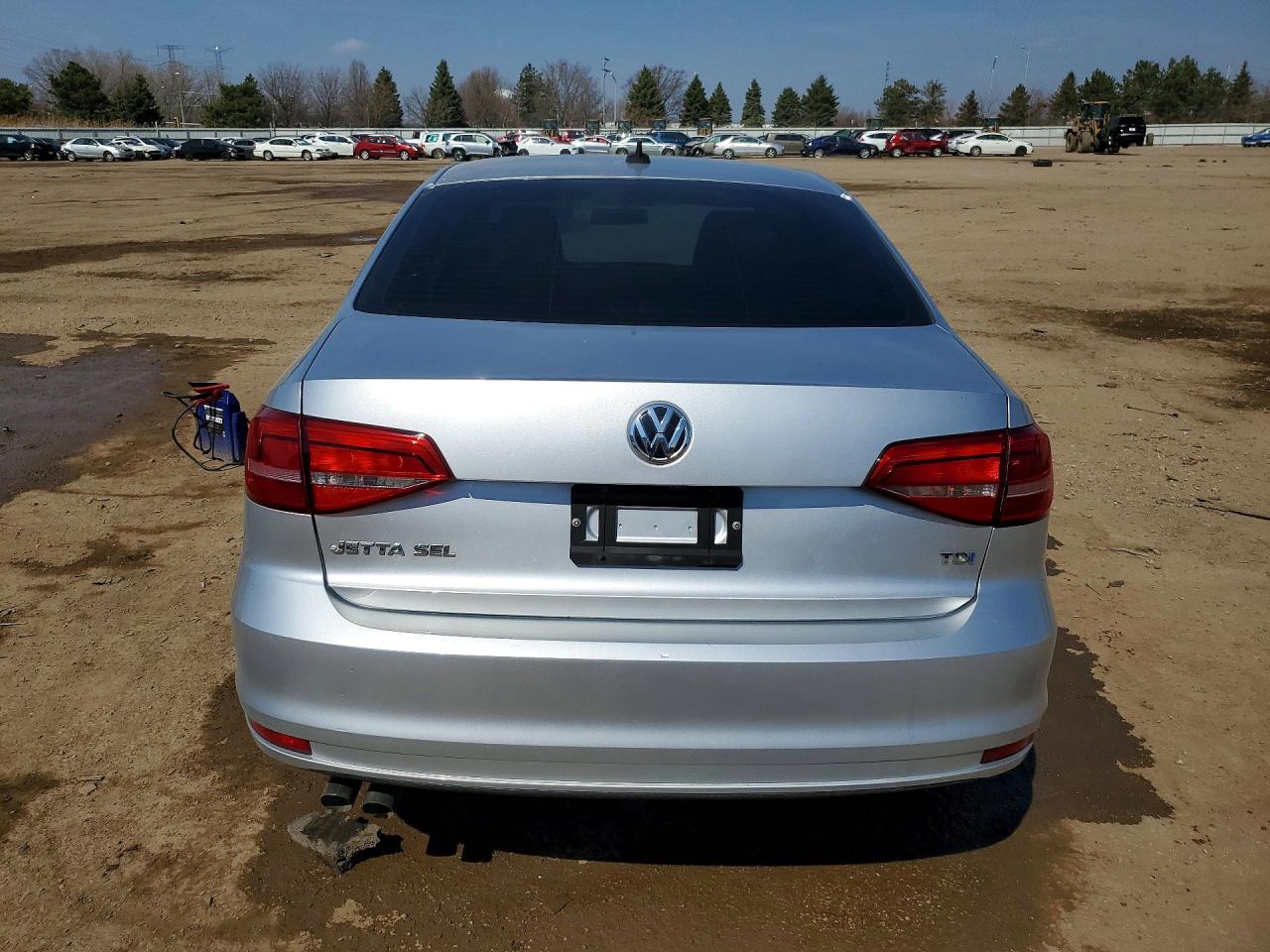 2015 Volkswagen Jetta Tdi Silver vin: 3VWLA7AJ8FM244024