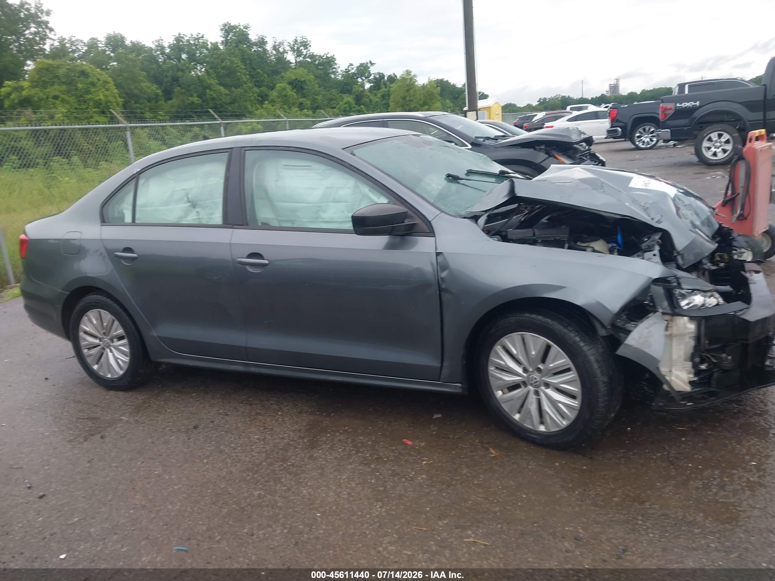 2015 Volkswagen Jetta 2.0l Tdi S Серый vin: 3VWLA7AJ8FM325038
