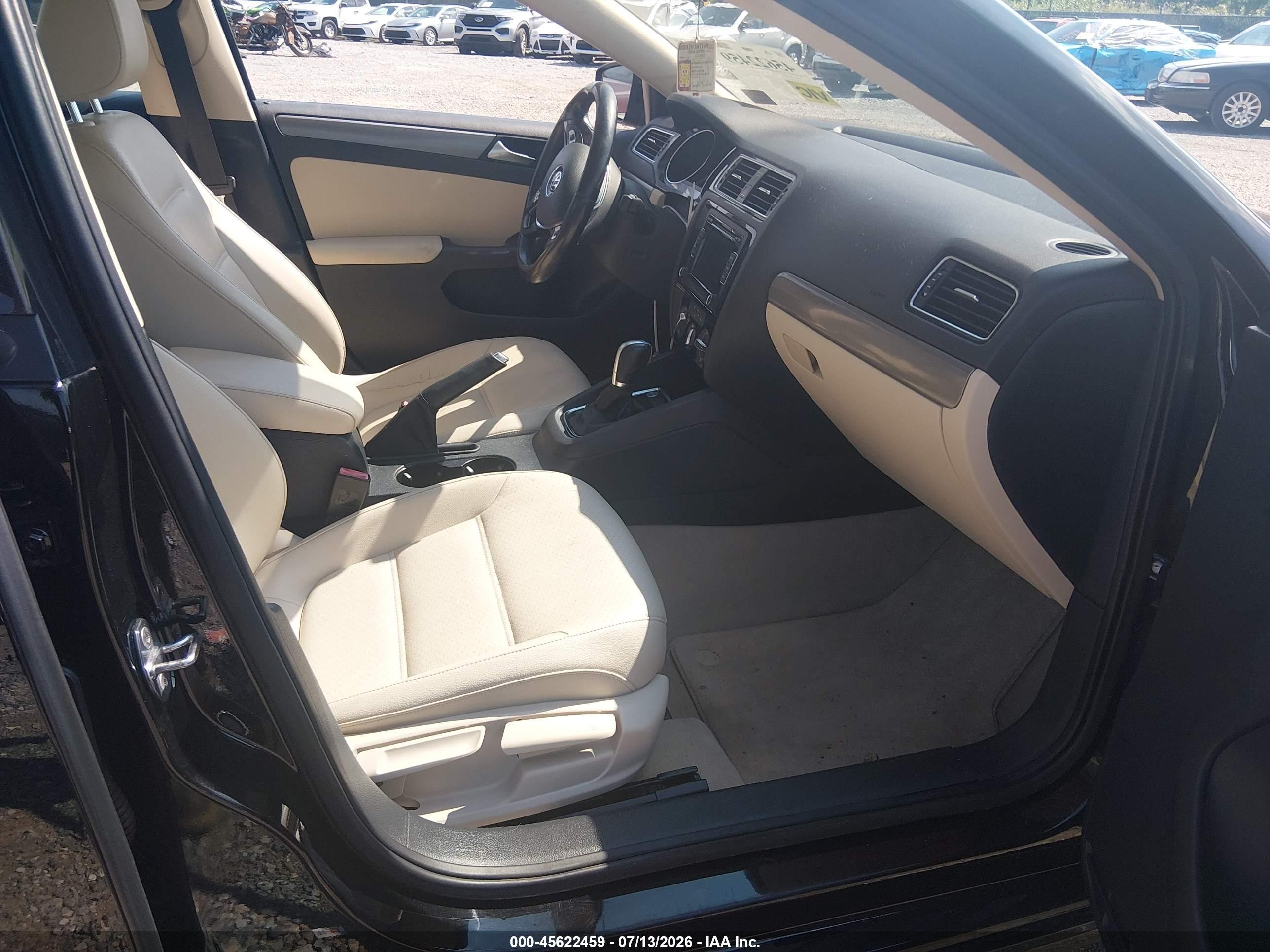 2015 Volkswagen Jetta 2.0l Tdi Se Black vin: 3VWLA7AJ8FM328232