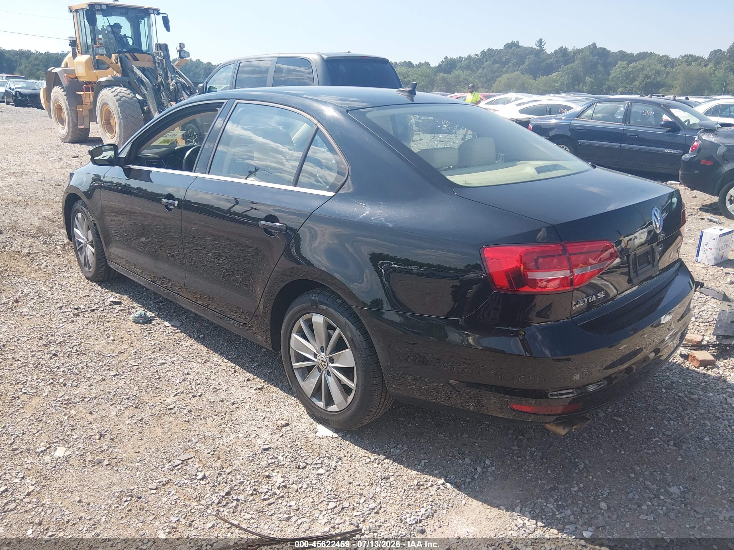 2015 Volkswagen Jetta 2.0l Tdi Se Black vin: 3VWLA7AJ8FM328232
