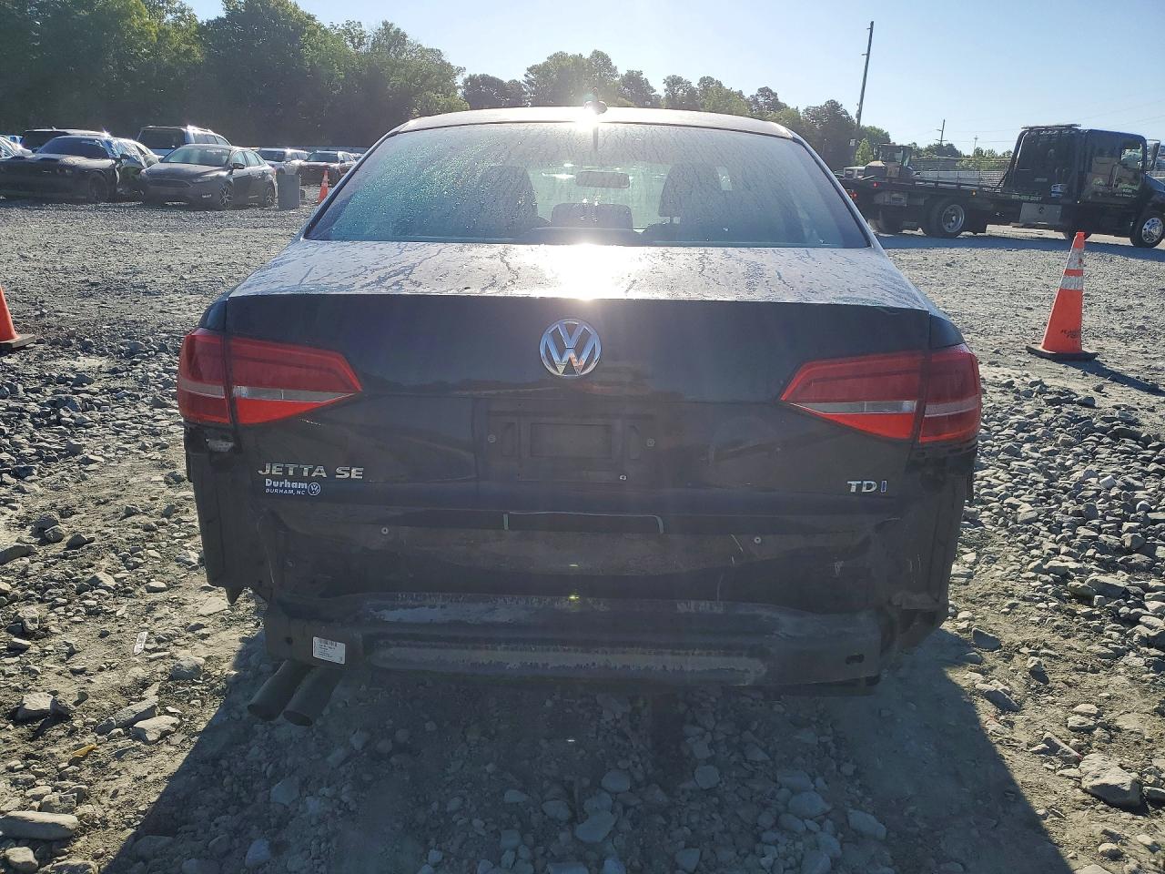 2015 Volkswagen Jetta Tdi Black vin: 3VWLA7AJ8FM340915