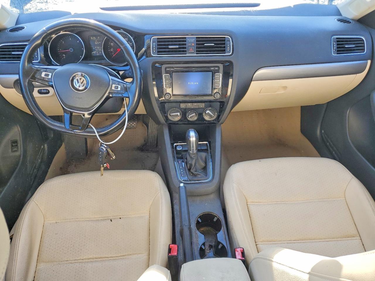 2015 Volkswagen Jetta Tdi Black vin: 3VWLA7AJ8FM340915