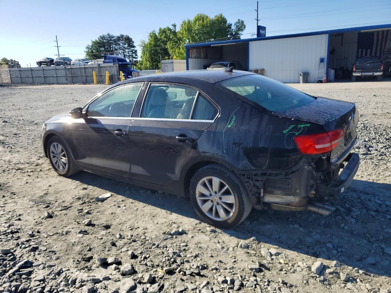 2015 Volkswagen Jetta Tdi Black vin: 3VWLA7AJ8FM340915