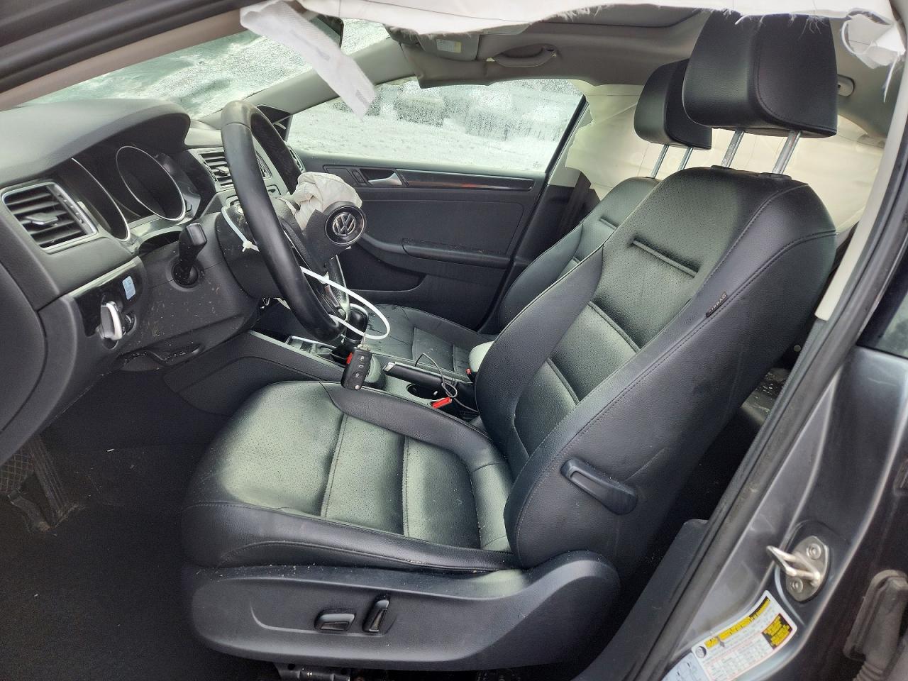 2015 Volkswagen Jetta Tdi Gray vin: 3VWLA7AJ9FM263682