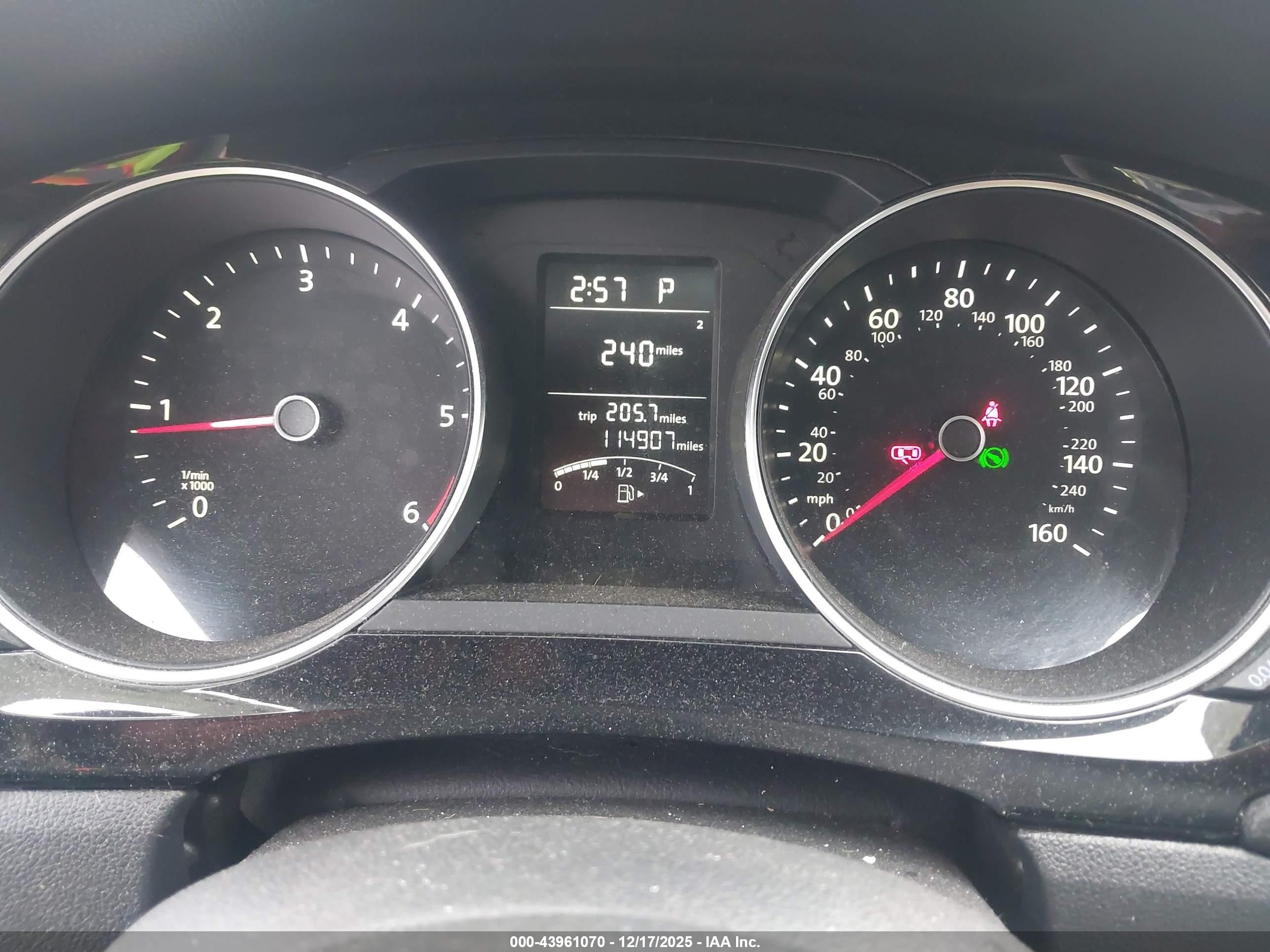 2015 Volkswagen Jetta 2.0l Tdi Se Gray vin: 3VWLA7AJXFM206276