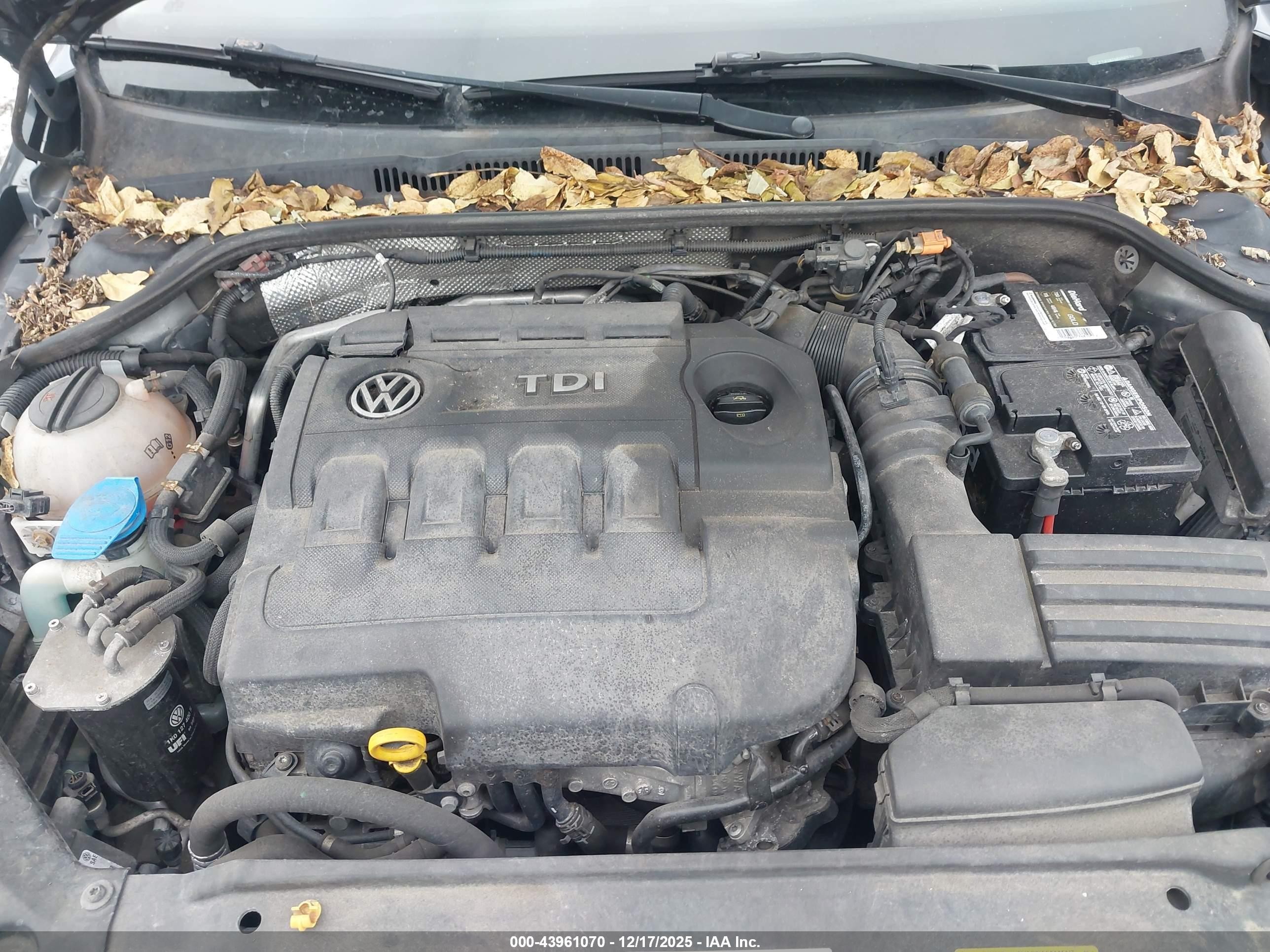 2015 Volkswagen Jetta 2.0l Tdi Se Gray vin: 3VWLA7AJXFM206276
