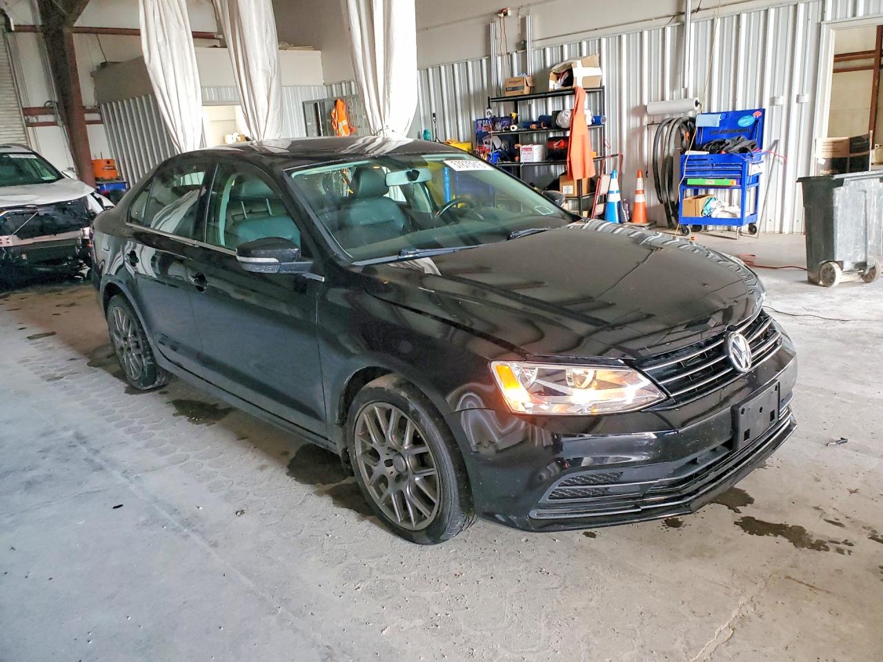 2015 Volkswagen Jetta Tdi Black vin: 3VWLA7AJXFM284055