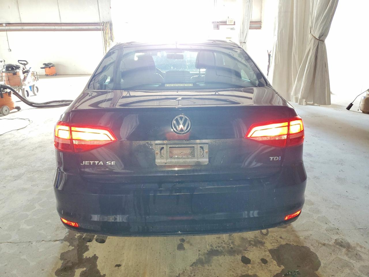 2015 Volkswagen Jetta Tdi Black vin: 3VWLA7AJXFM284055