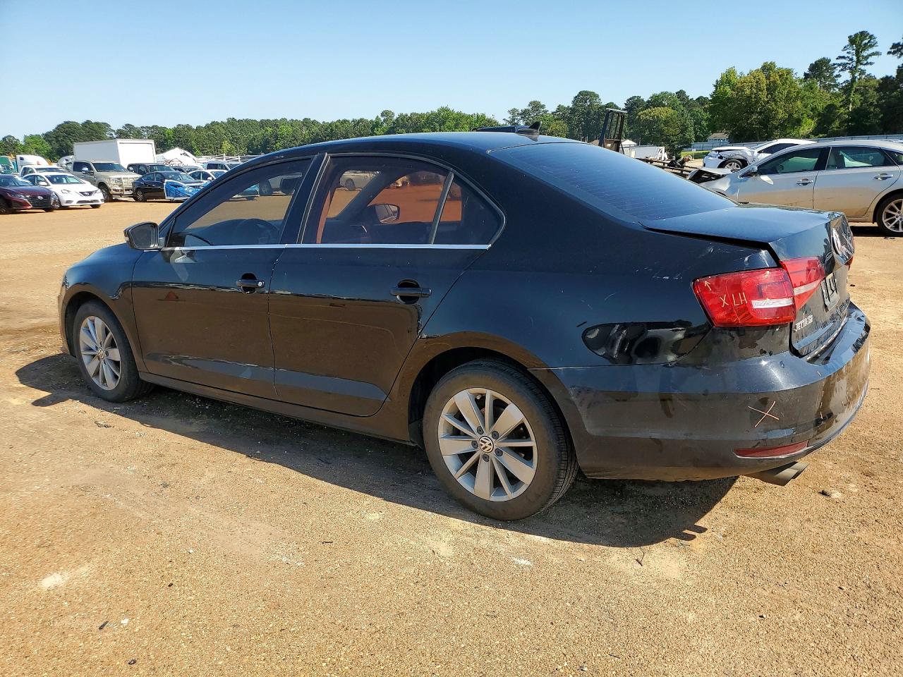 2015 Volkswagen Jetta Tdi Black vin: 3VWLA7AJXFM305695