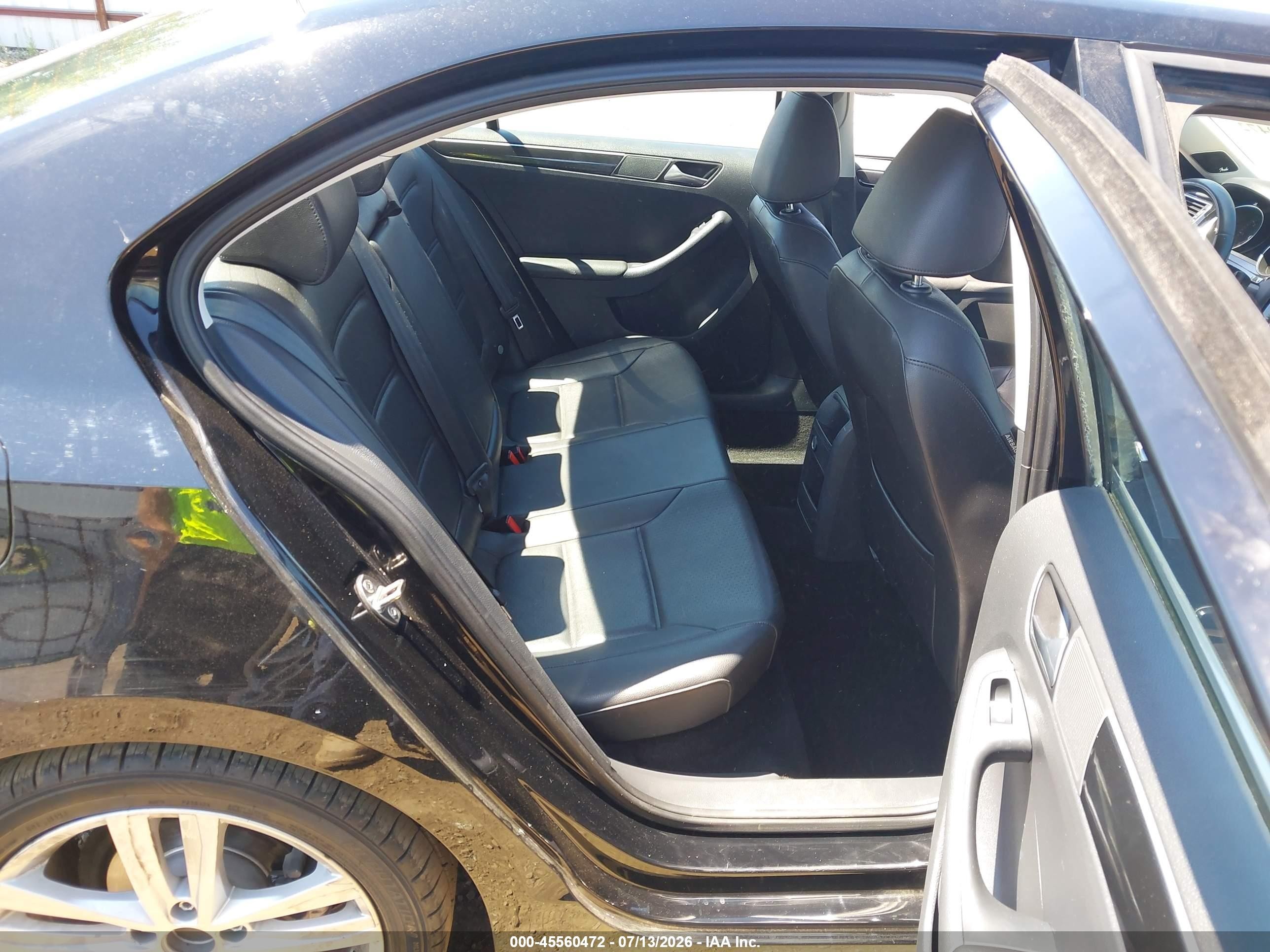 2015 Volkswagen Jetta 2.0l Tdi Sel Black vin: 3VWLA7AJXFM343590