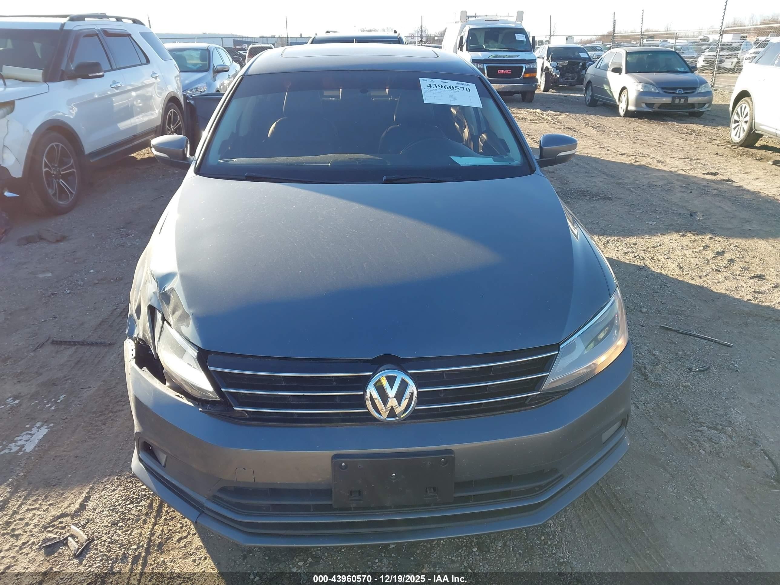 2015 Volkswagen Jetta 2.0l Tdi Sel Gray vin: 3VWLA7AJXFM409037