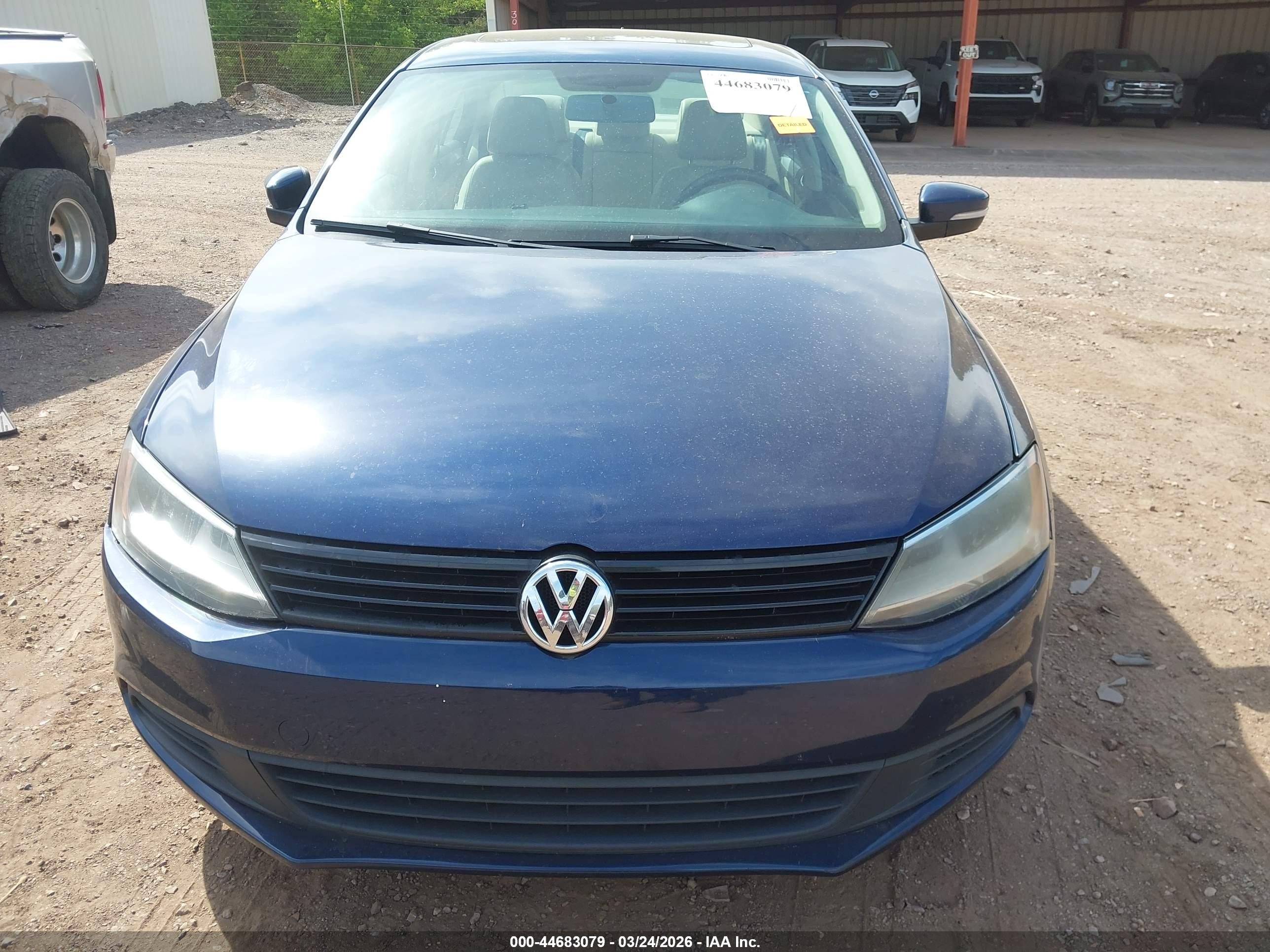 2011 Volkswagen Jetta Tdi Blue vin: 3VWLL7AJ0BM041827