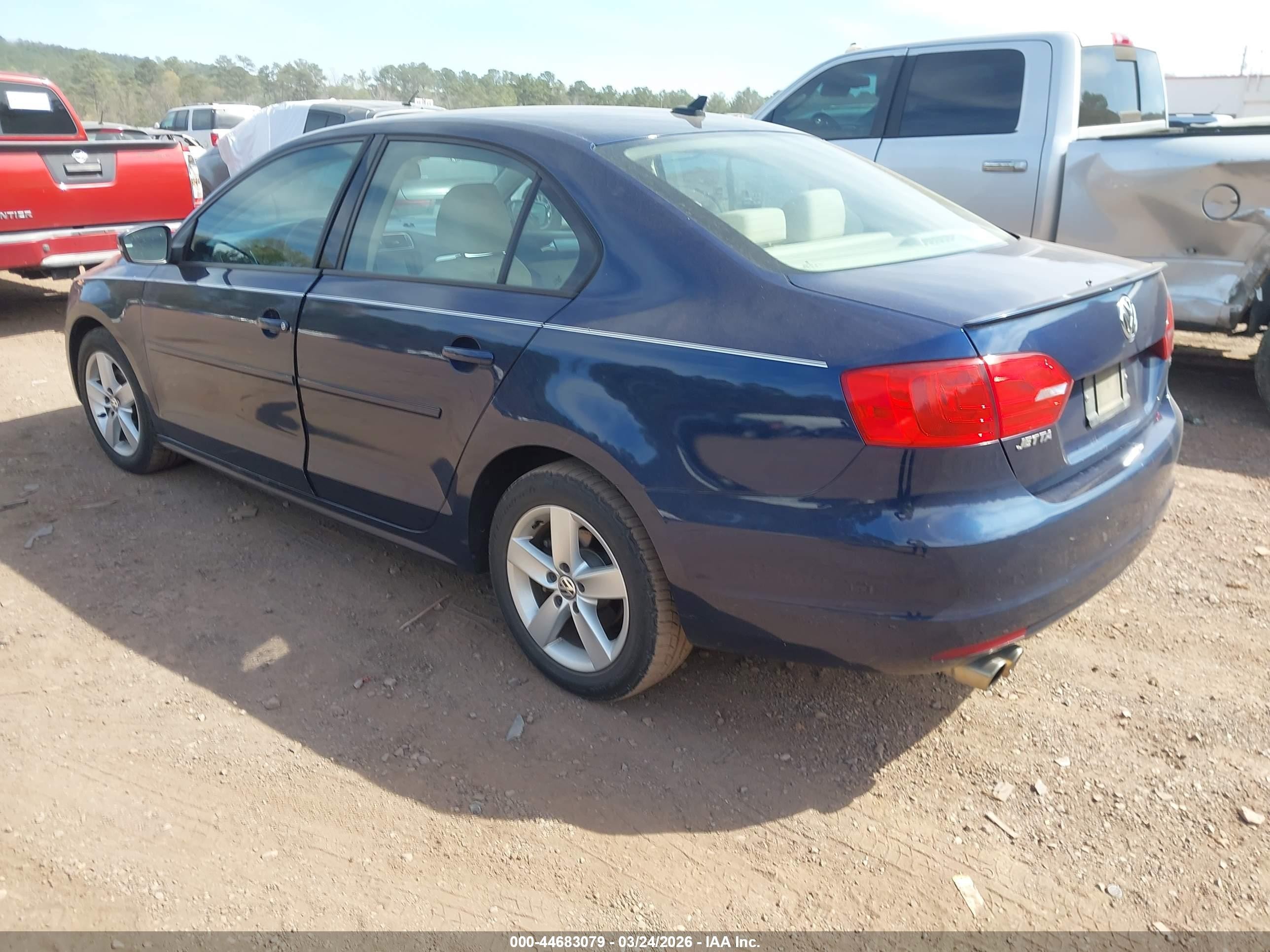 2011 Volkswagen Jetta Tdi Blue vin: 3VWLL7AJ0BM041827