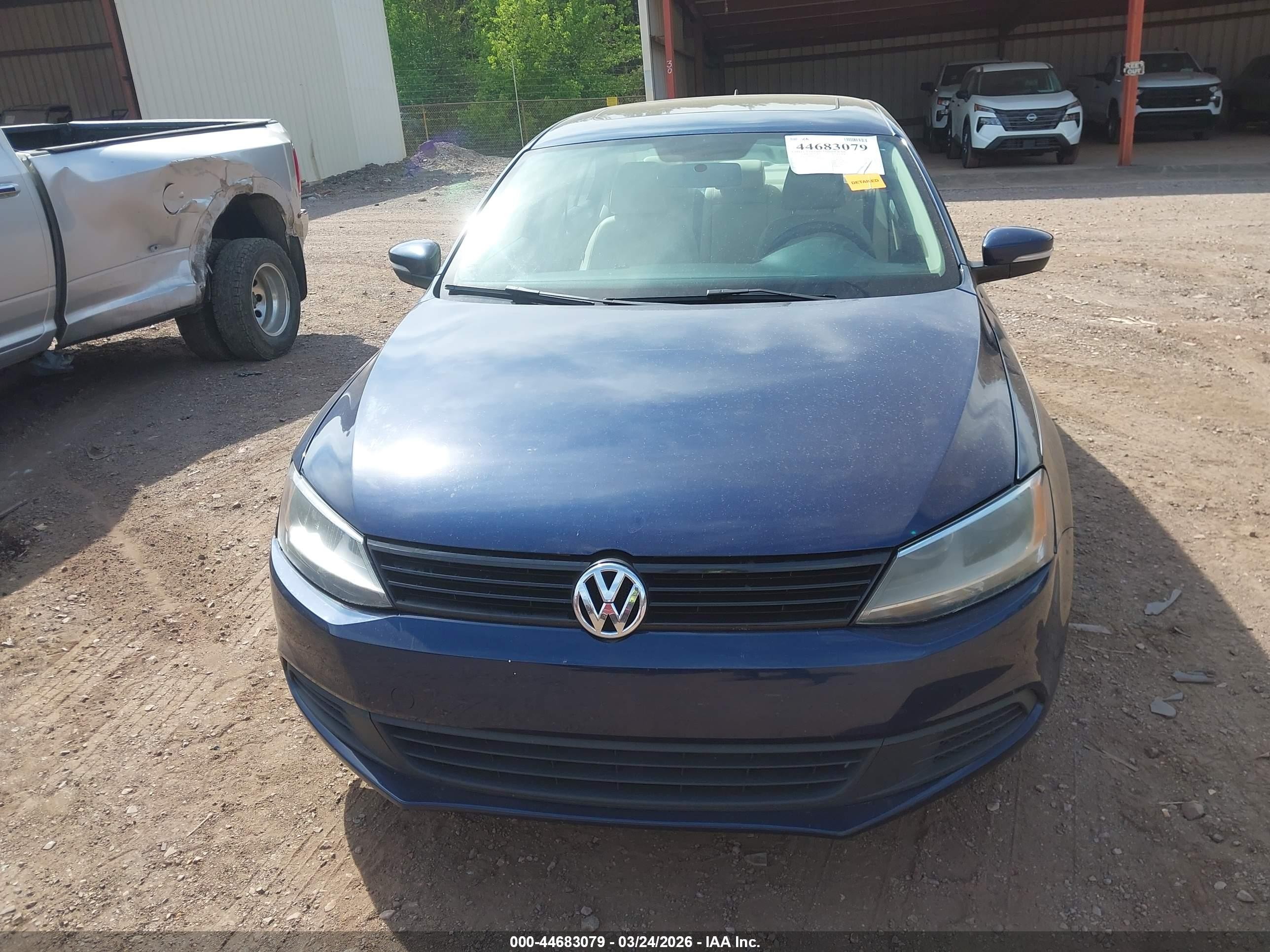 2011 Volkswagen Jetta Tdi Blue vin: 3VWLL7AJ0BM041827
