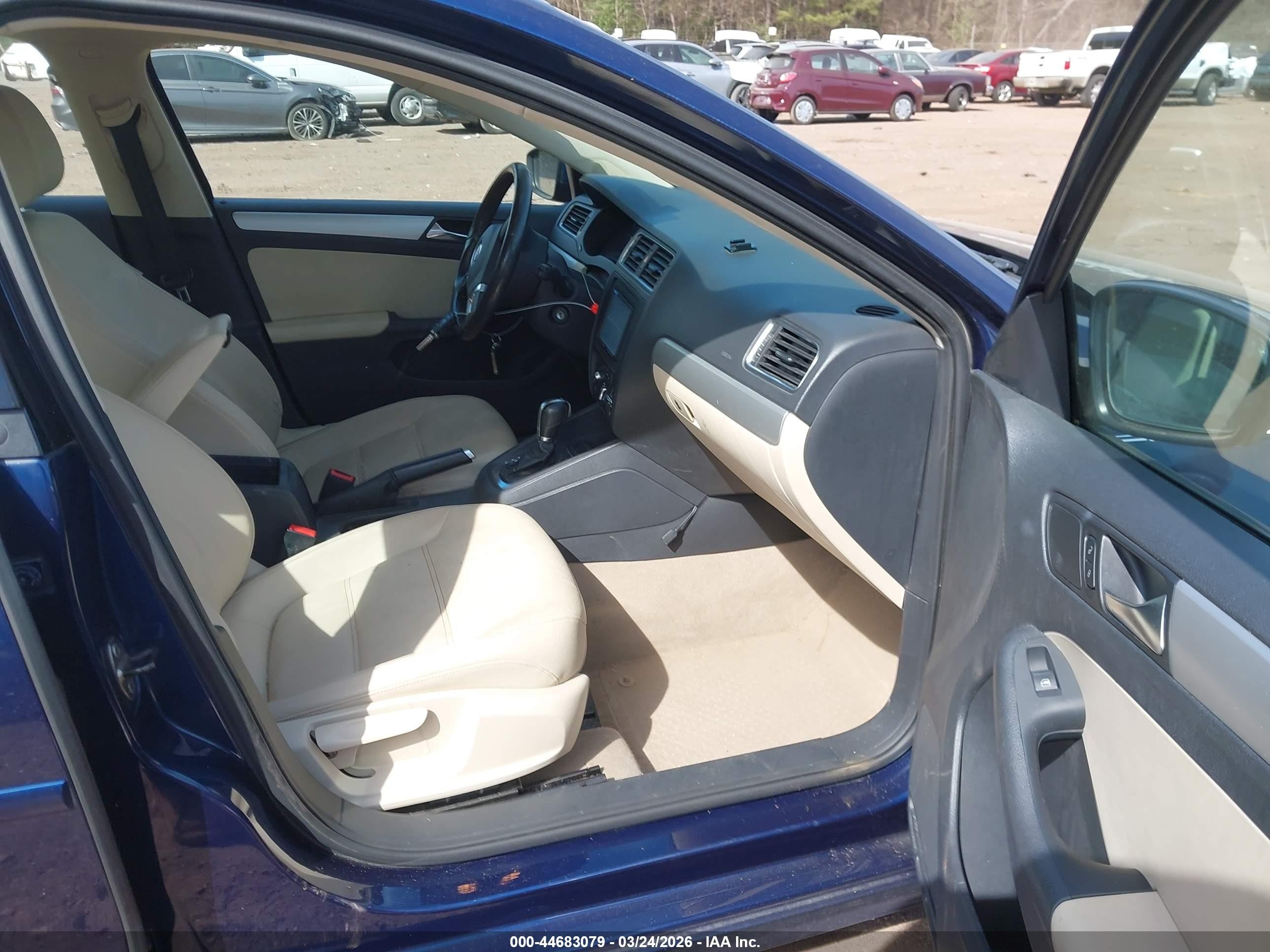 2011 Volkswagen Jetta Tdi Blue vin: 3VWLL7AJ0BM041827