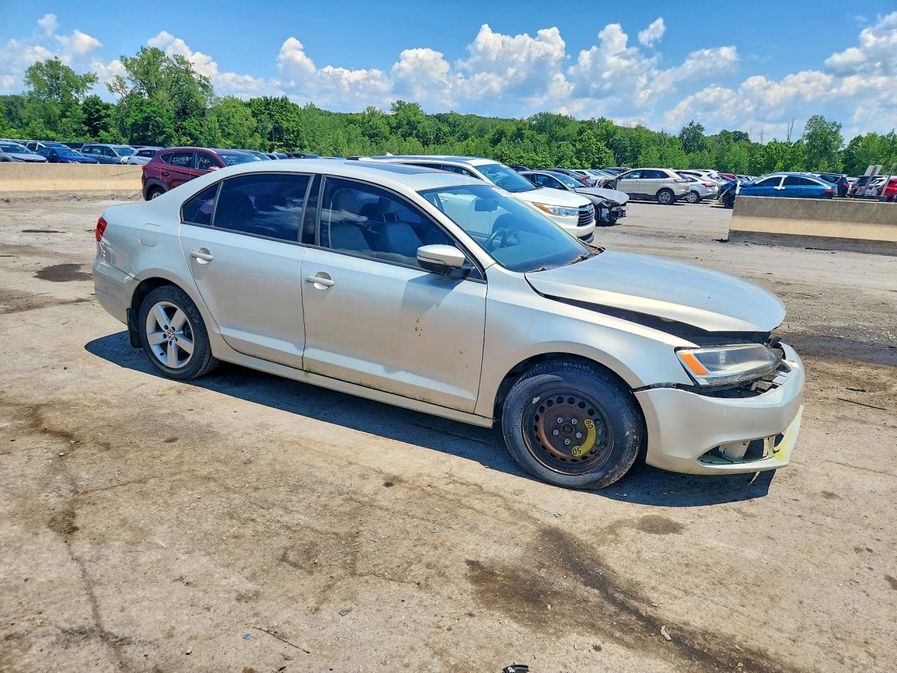 2011 Volkswagen Jetta Tdi Silver vin: 3VWLL7AJ0BM089456
