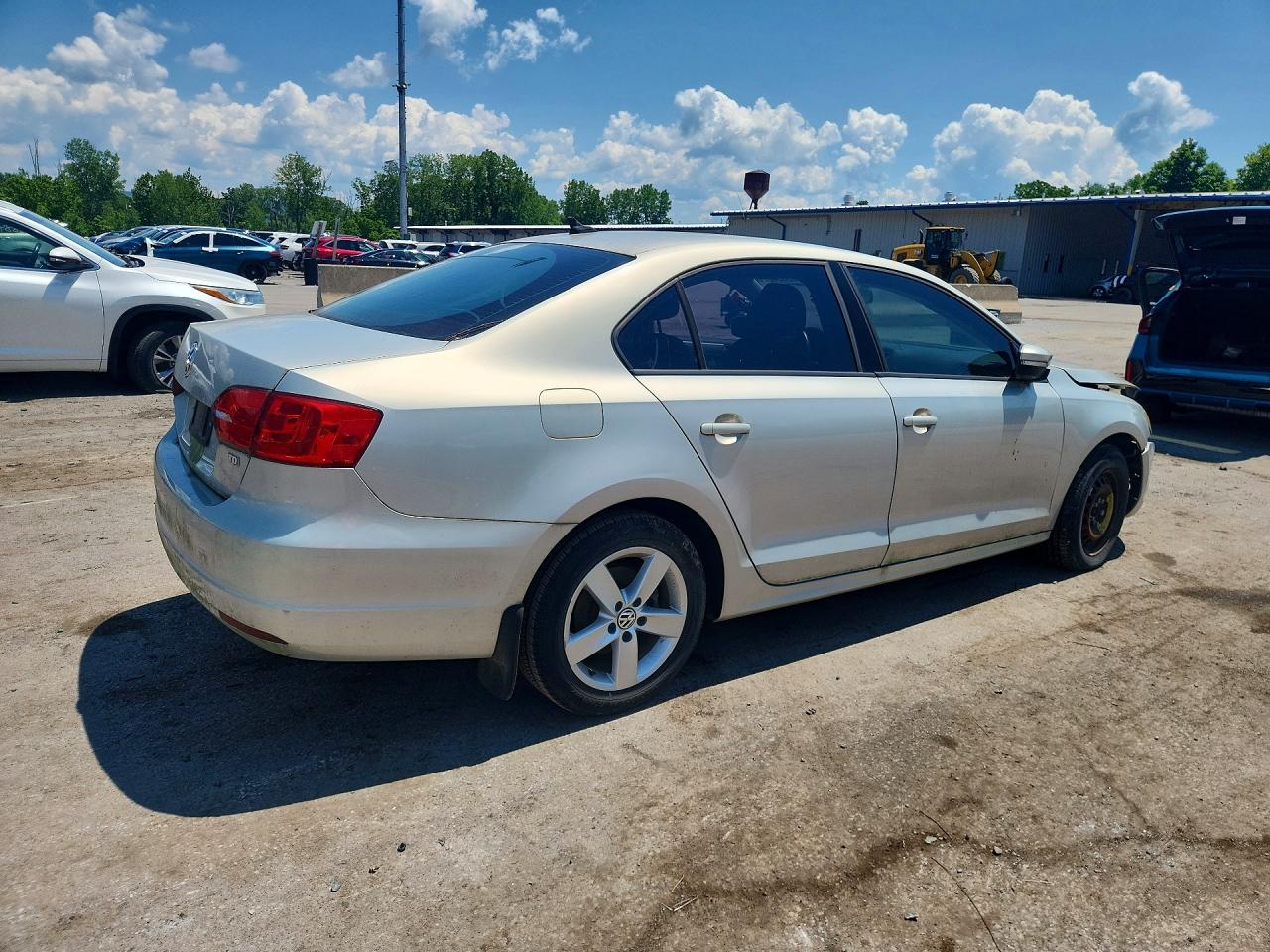 2011 Volkswagen Jetta Tdi Silver vin: 3VWLL7AJ0BM089456