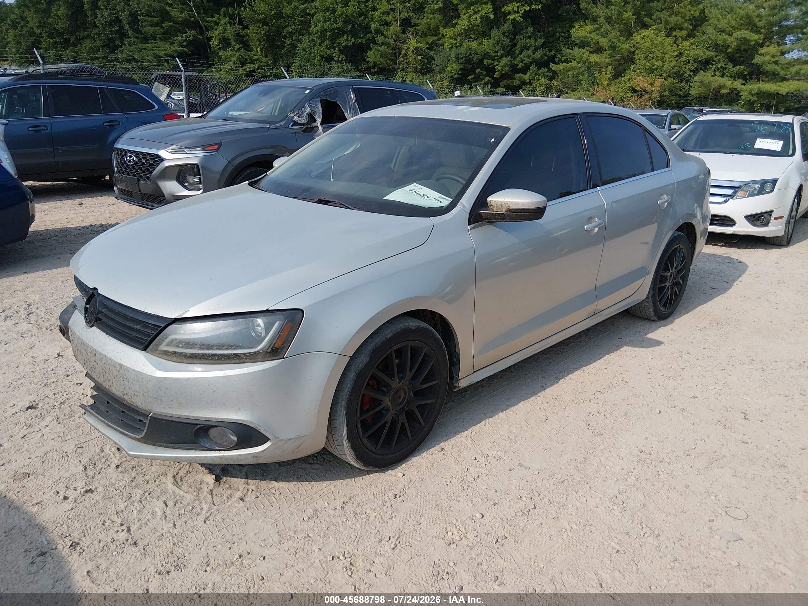 2011 Volkswagen Jetta 2.0l Tdi Silver vin: 3VWLL7AJ0BM121774