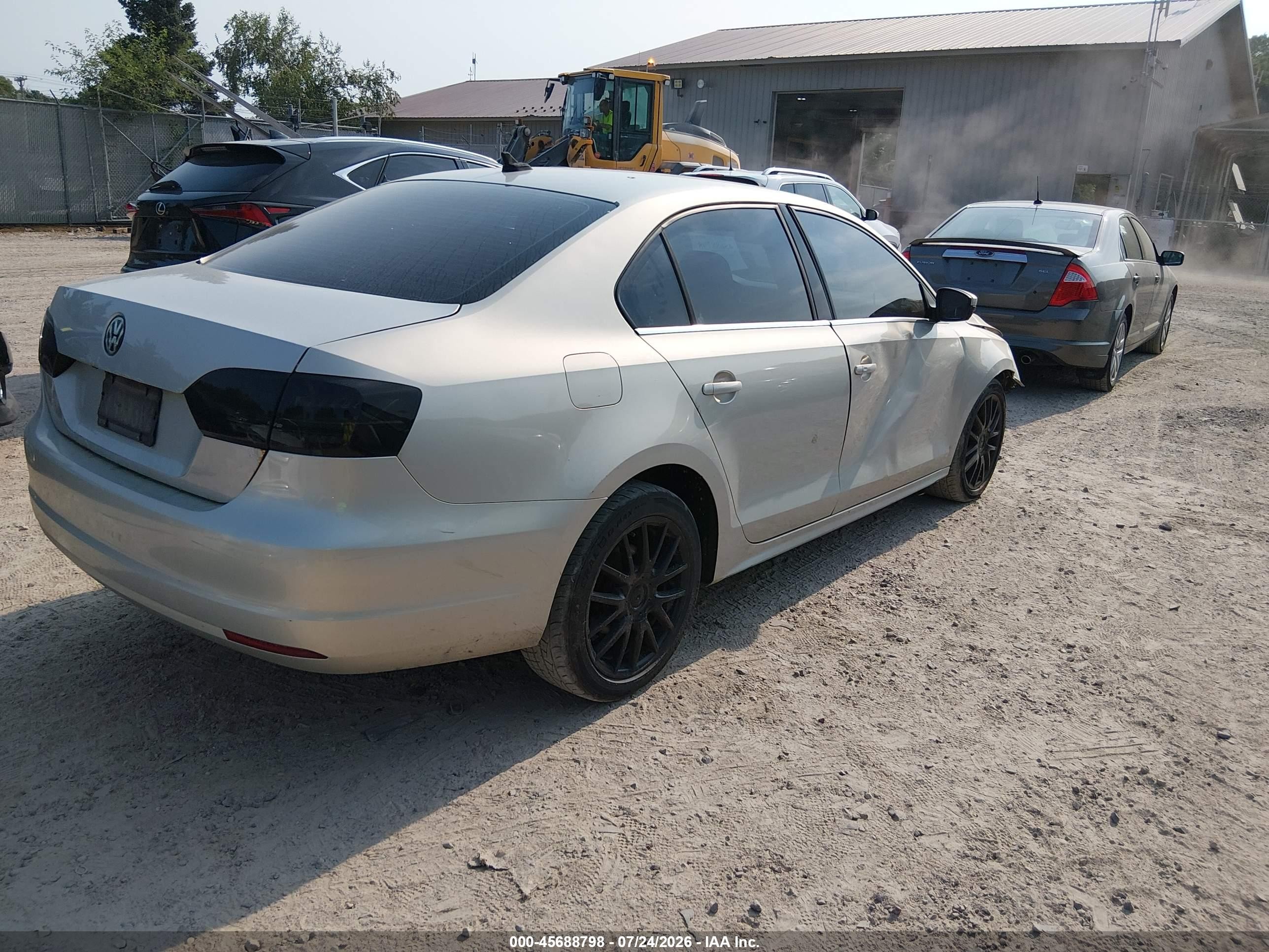 2011 Volkswagen Jetta 2.0l Tdi Silver vin: 3VWLL7AJ0BM121774