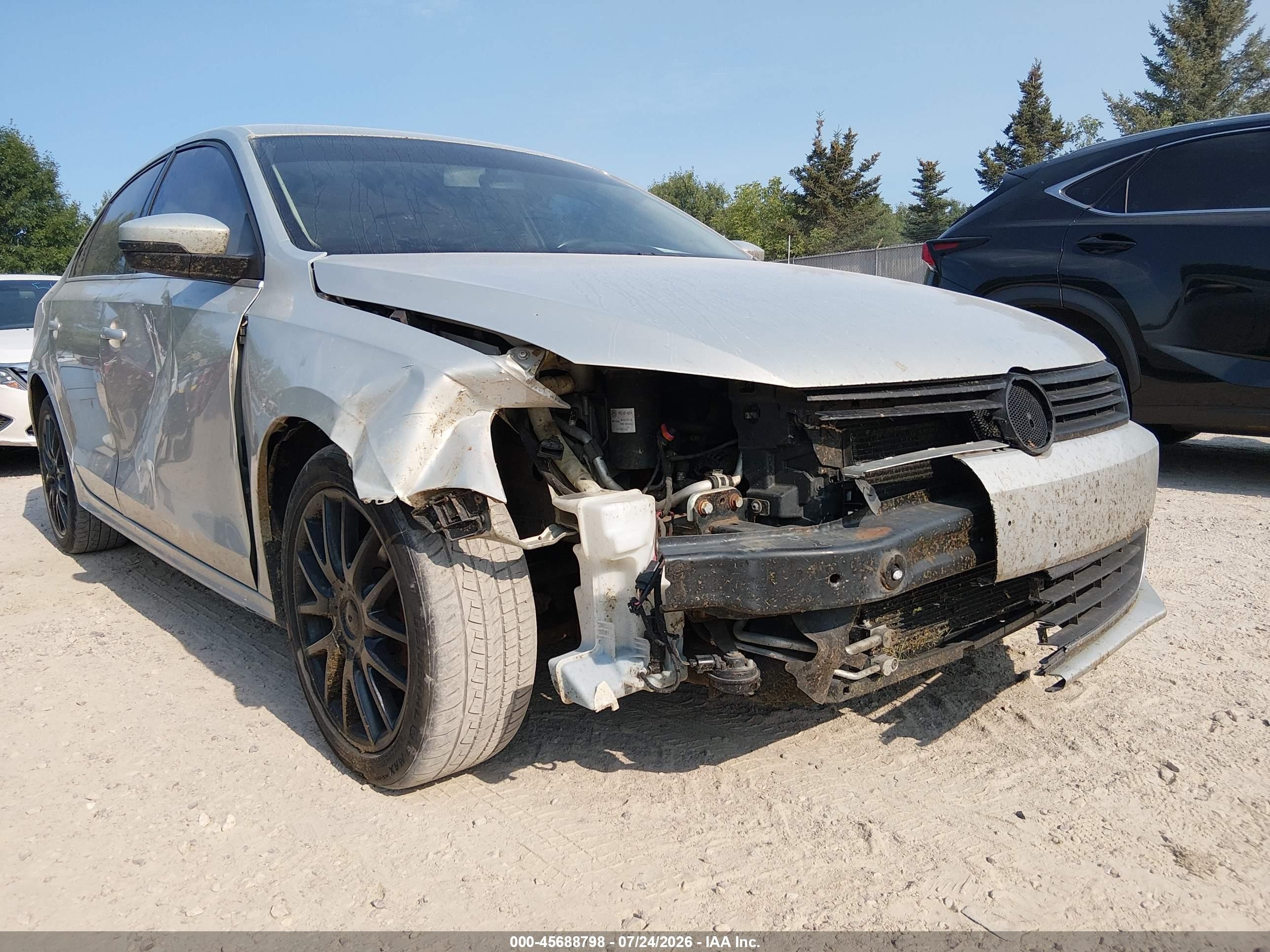 2011 Volkswagen Jetta 2.0l Tdi Silver vin: 3VWLL7AJ0BM121774