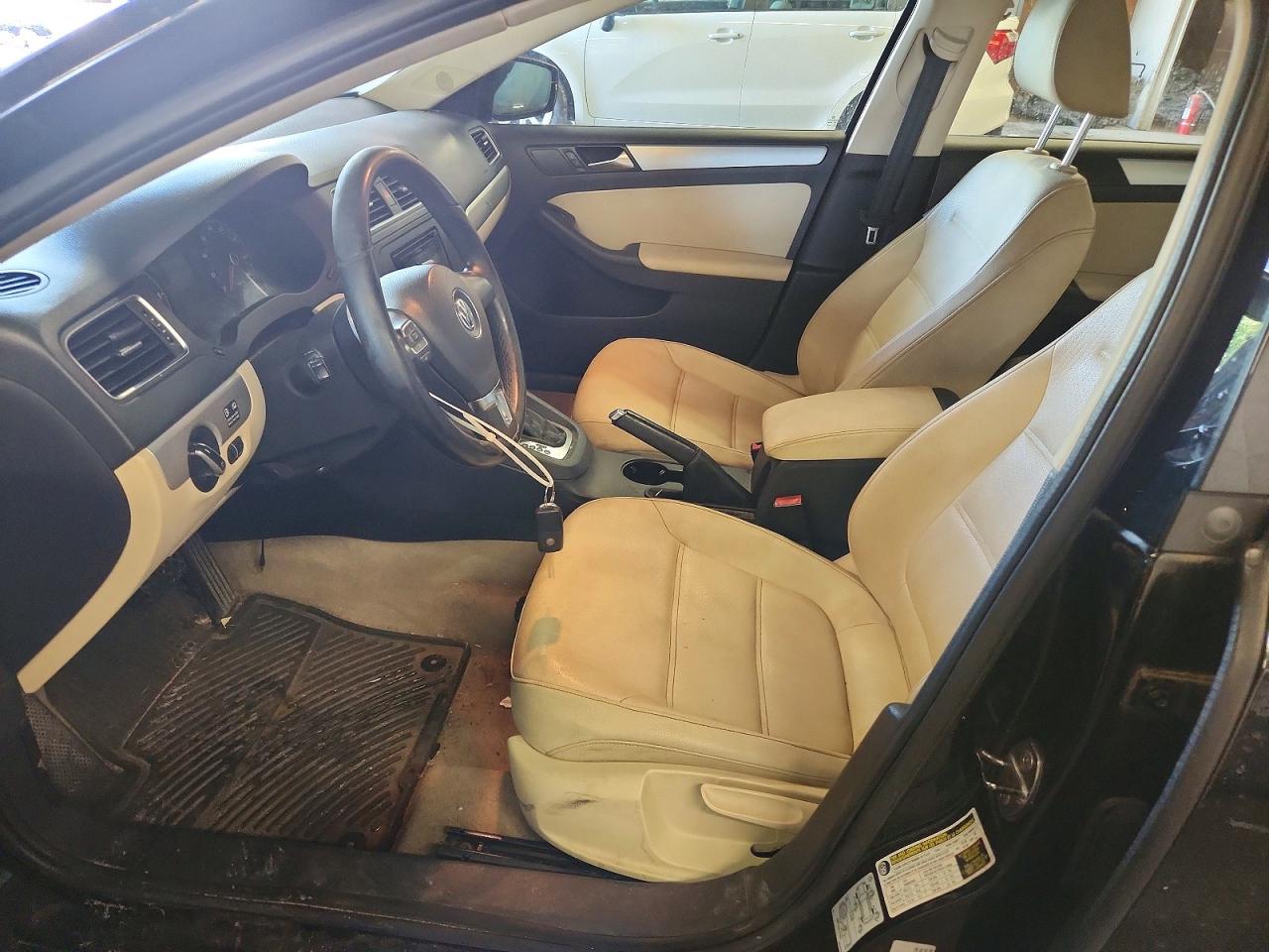 2011 Volkswagen Jetta Tdi Black vin: 3VWLL7AJ0BM130619