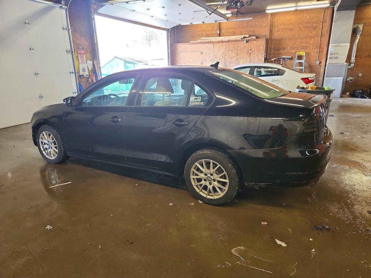 2011 Volkswagen Jetta Tdi Black vin: 3VWLL7AJ0BM130619